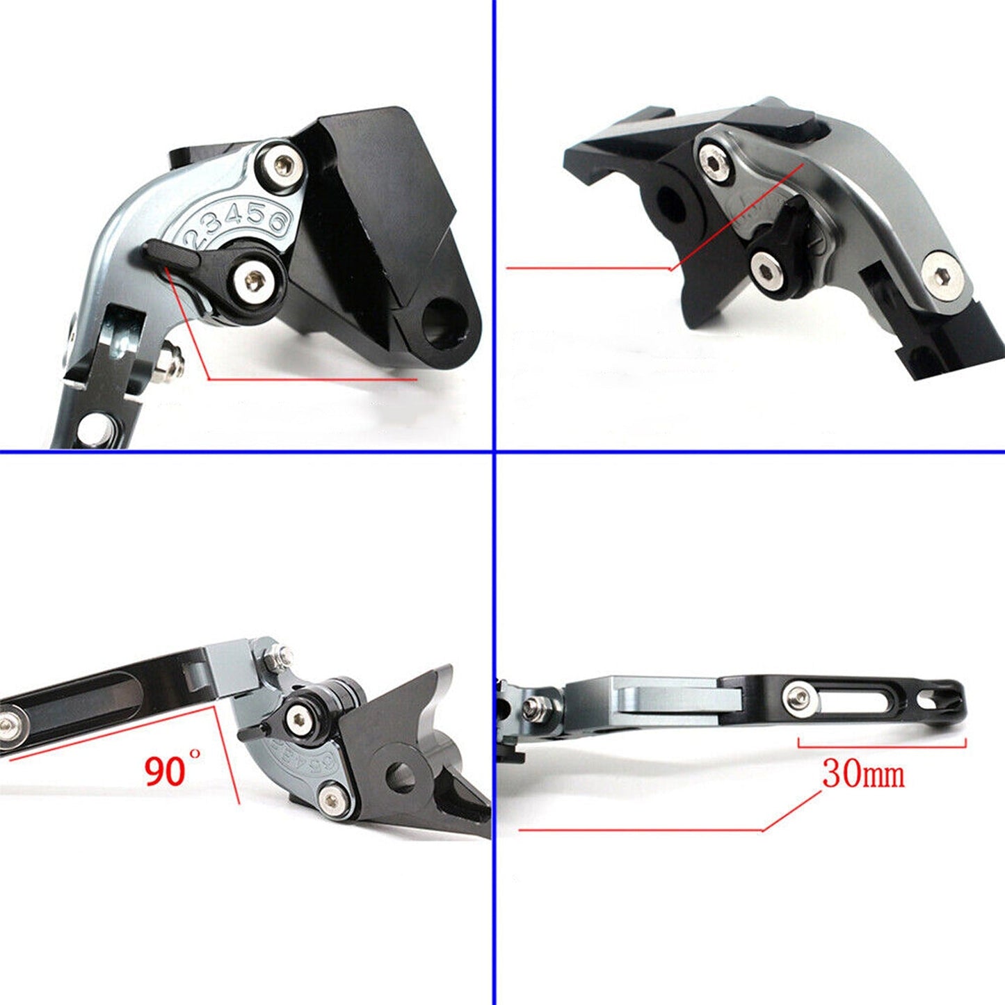 Clutch Brake Lever Folding Motorcycle For Kawasaki Vulcan Z650