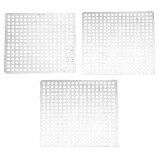 Square Shower Drain Cover Stainless Steel Hair Catcher