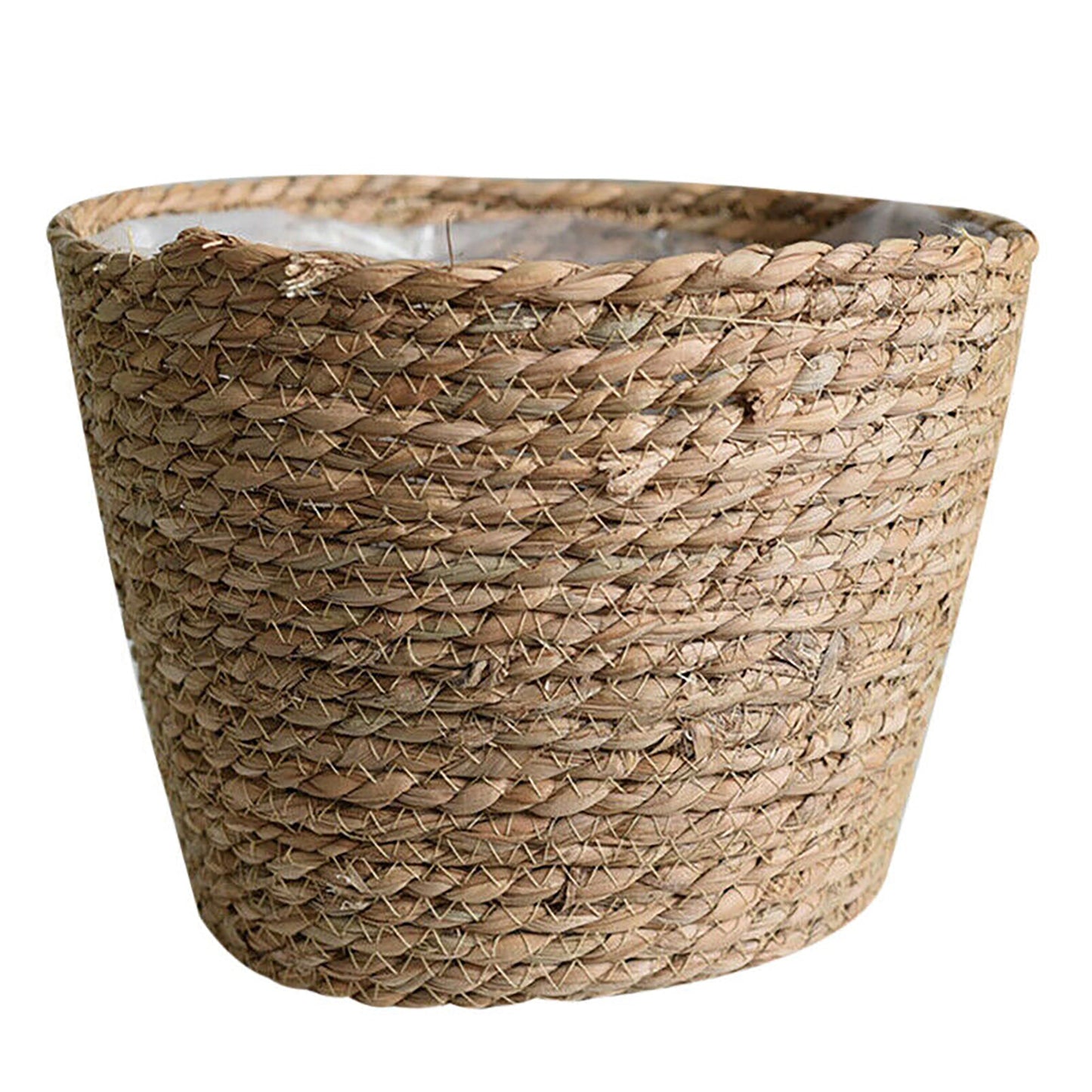 Indoor/Outdoor Grass Planter Basket Home Plant Container for Flowers