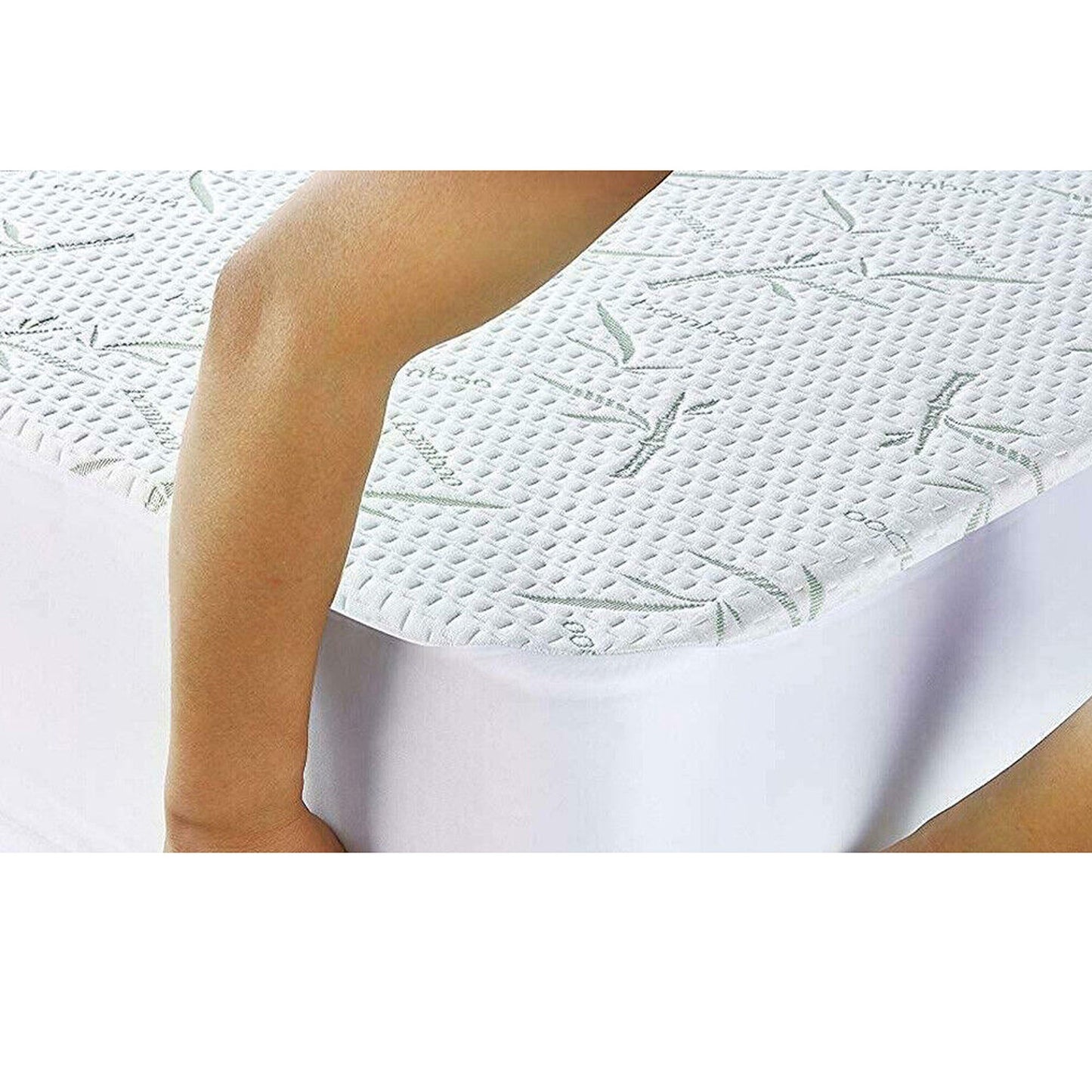 Waterproof Bamboo Mattress Protector Extra Deep Fitted Sheet - All Sizes