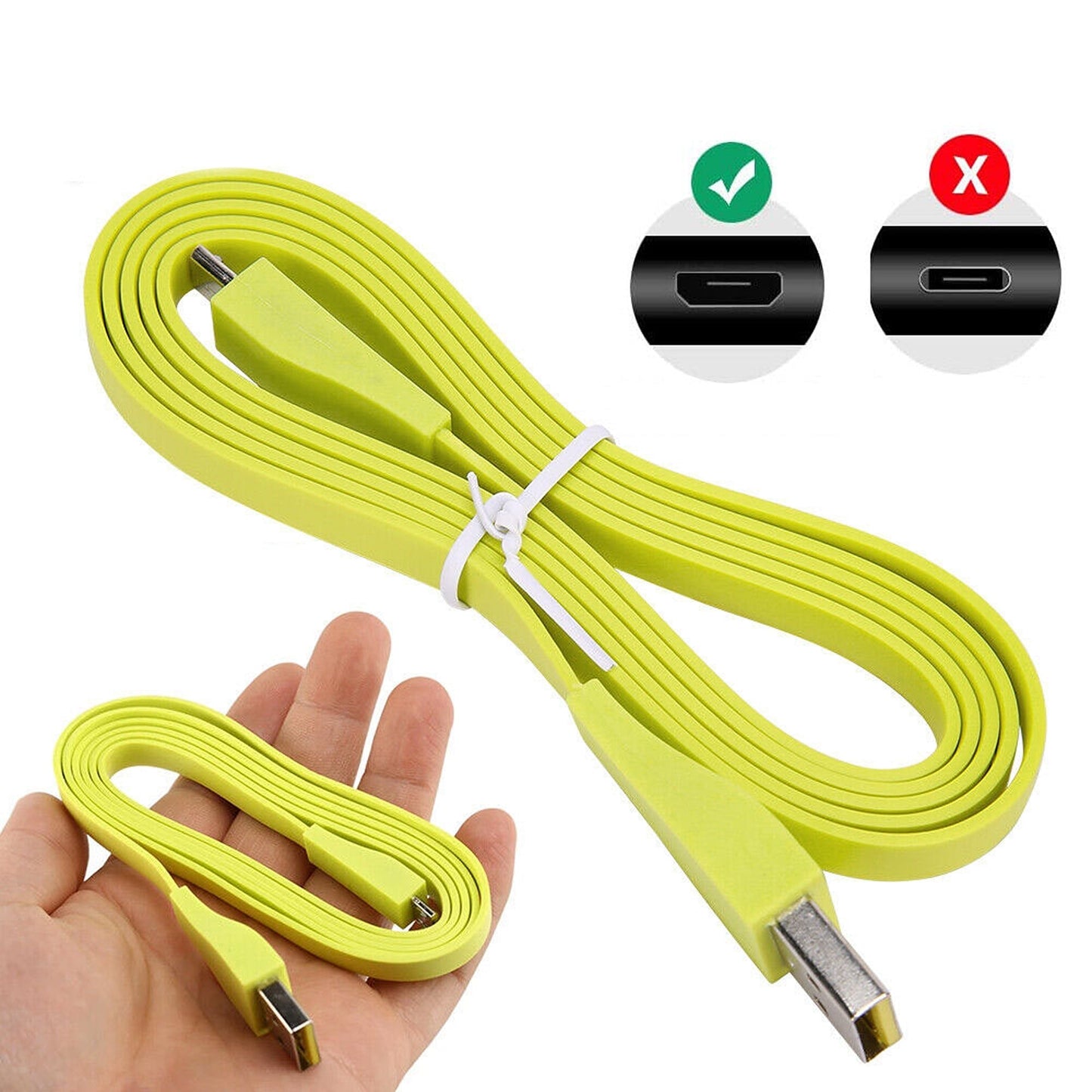 120cm Micro USB Flat Charging Cable for UE BOOM MEGA Speaker