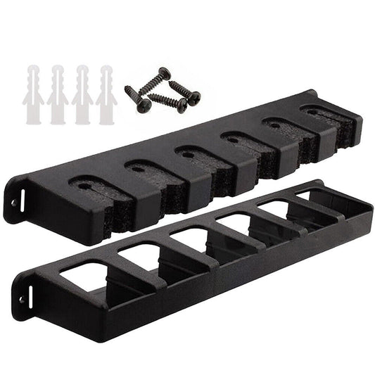 Wall Fishing Rod Storage Rack Fishing Pole Holder 6-Rod