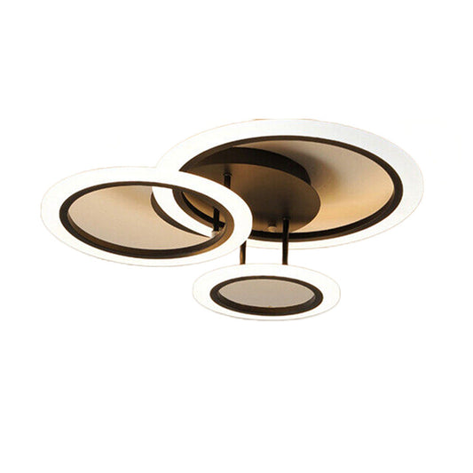 Modern LED Dimmable Chandelier for Living Dining Rooms and Bedrooms
