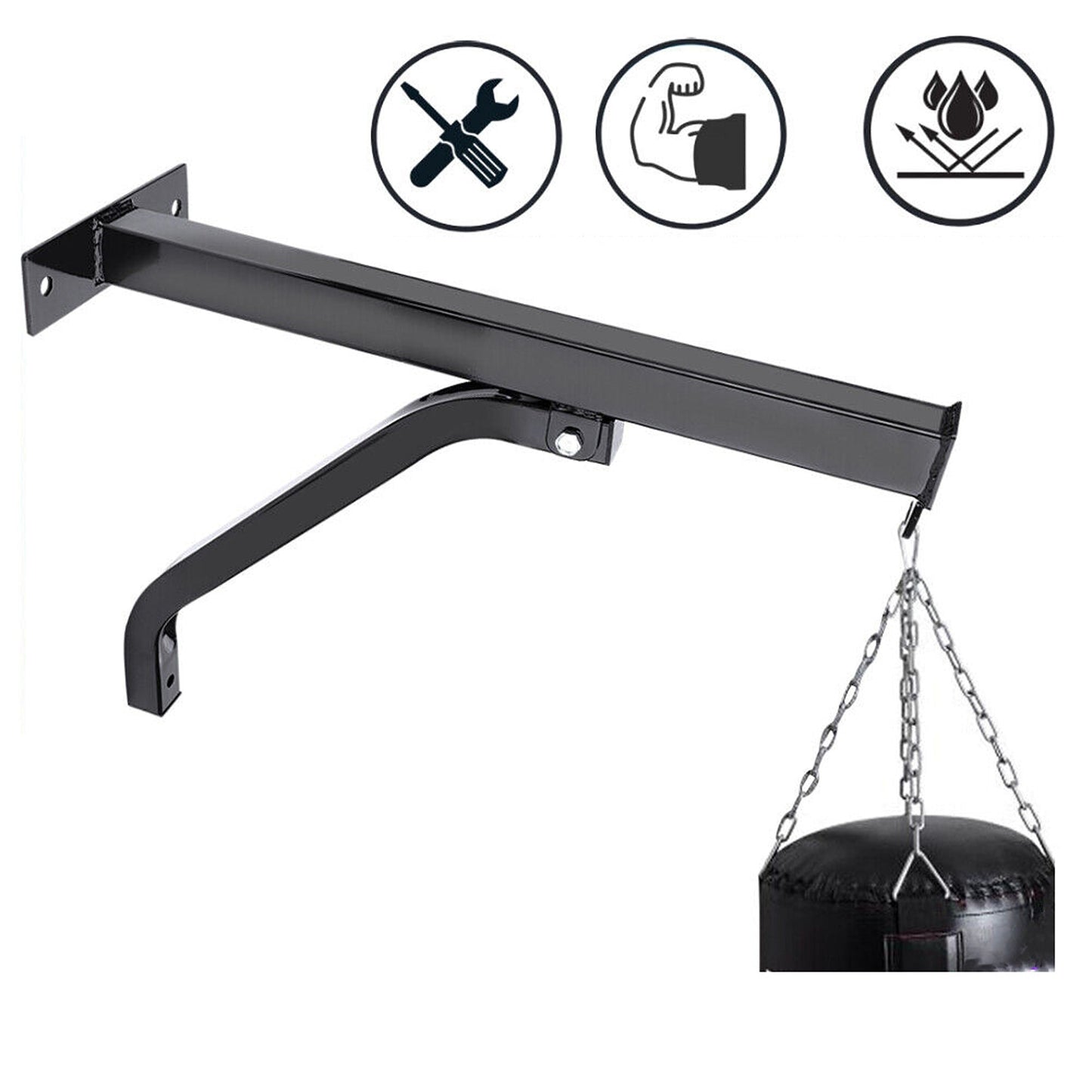 Heavy Duty Wall Bracket for Boxing Punch Bag Steel MMA Stand