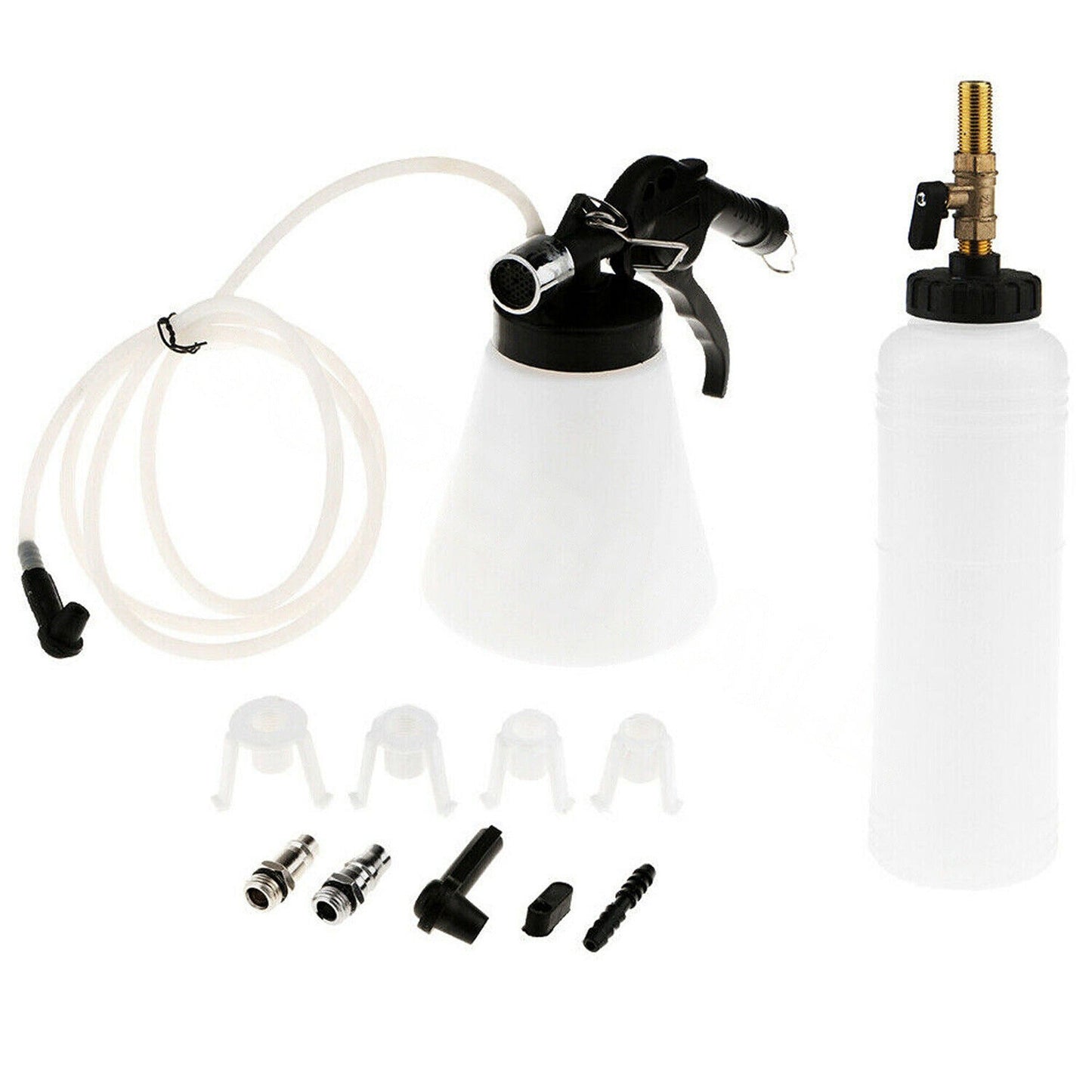 Vacuum Bleeder Kit for Air Brakes and Clutches with Extractor Fluid Adapter