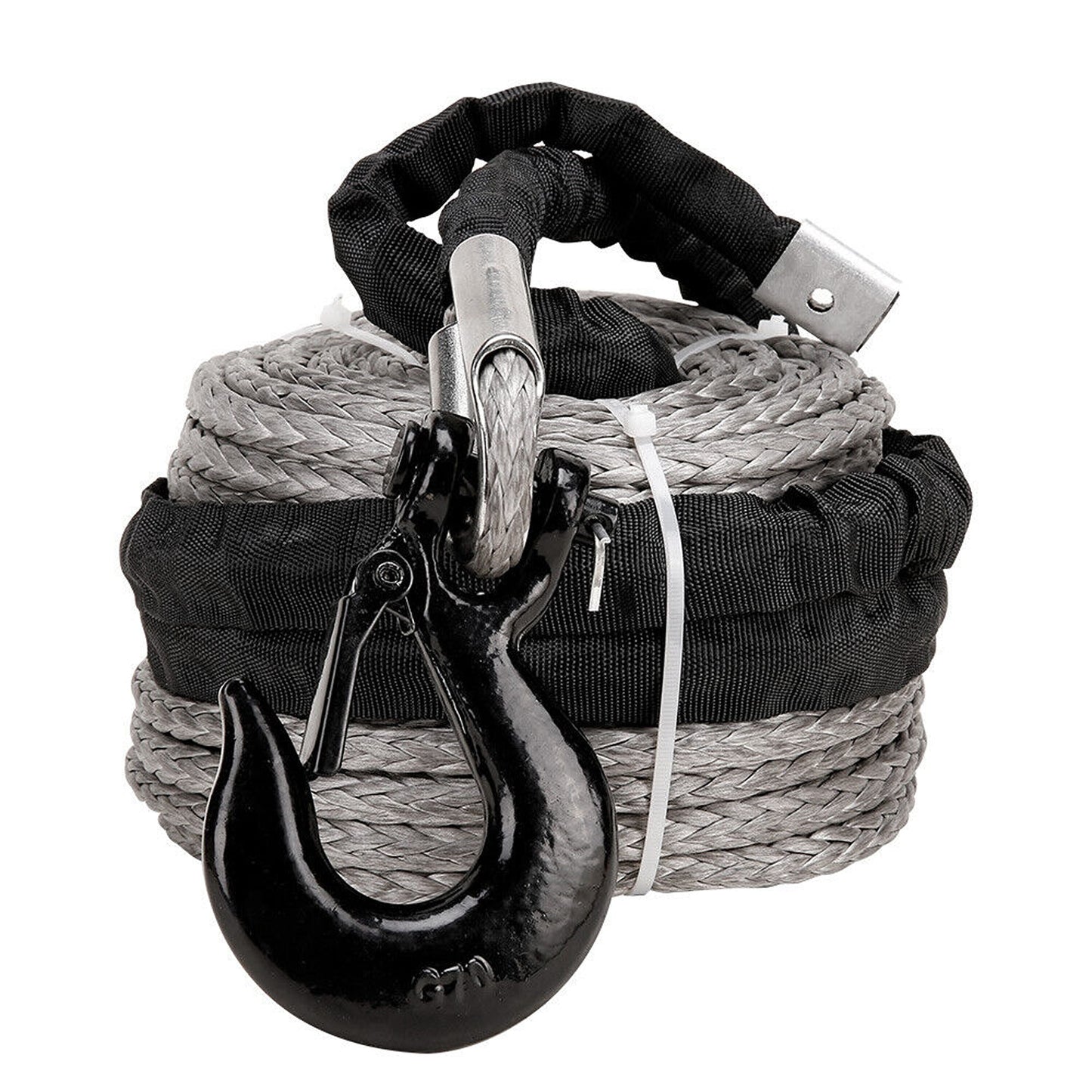Synthetic Dyneema Winch Rope with Recovery Tow Hook