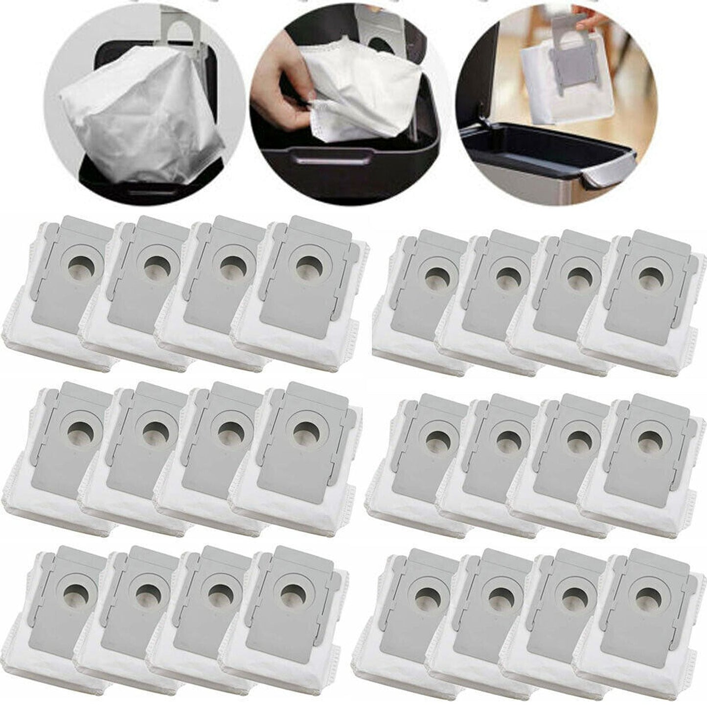 Vacuum Cleaner Dust Bags Set for iRobot Roomba i7 i7 Plus S9 9550