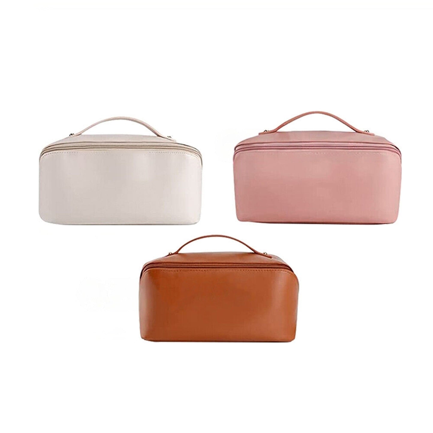 Travel Makeup Organizer Large Cosmetic Bag with Dividers