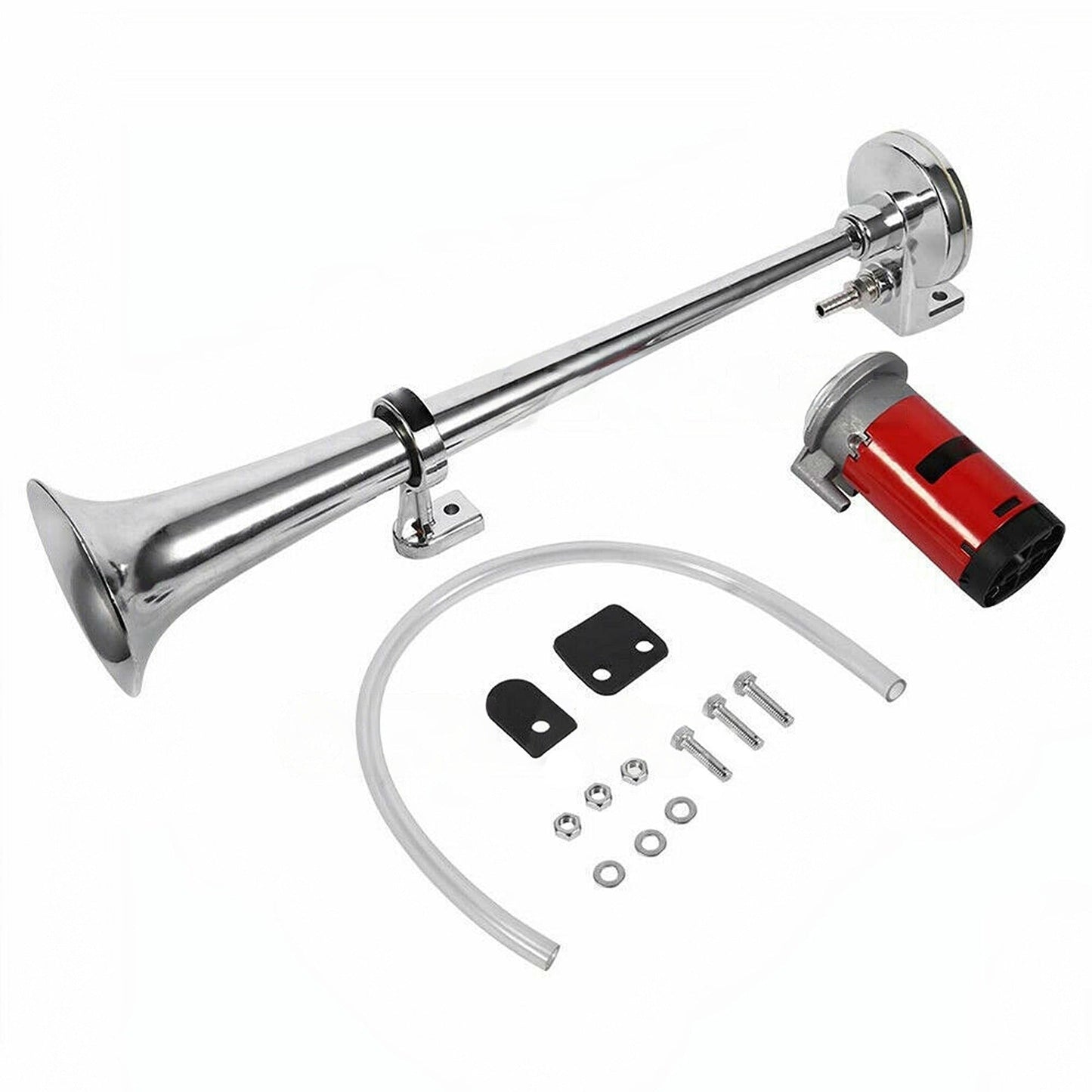 Single Trumpet Air Horn Kit for Truck Mega Train Compressor