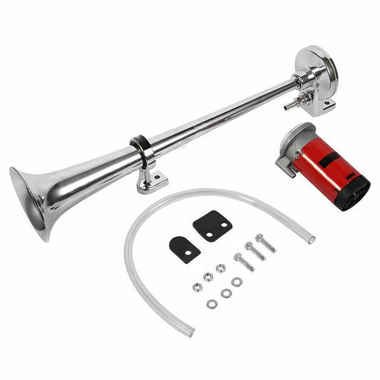 Single Trumpet Air Horn Kit for Truck Mega Train Compressor