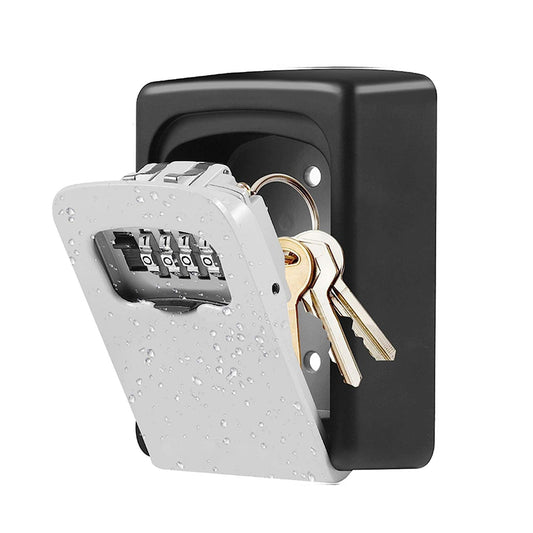 Key Storage Security Box Wall Mounted Steel 4-Digit Combination Lock