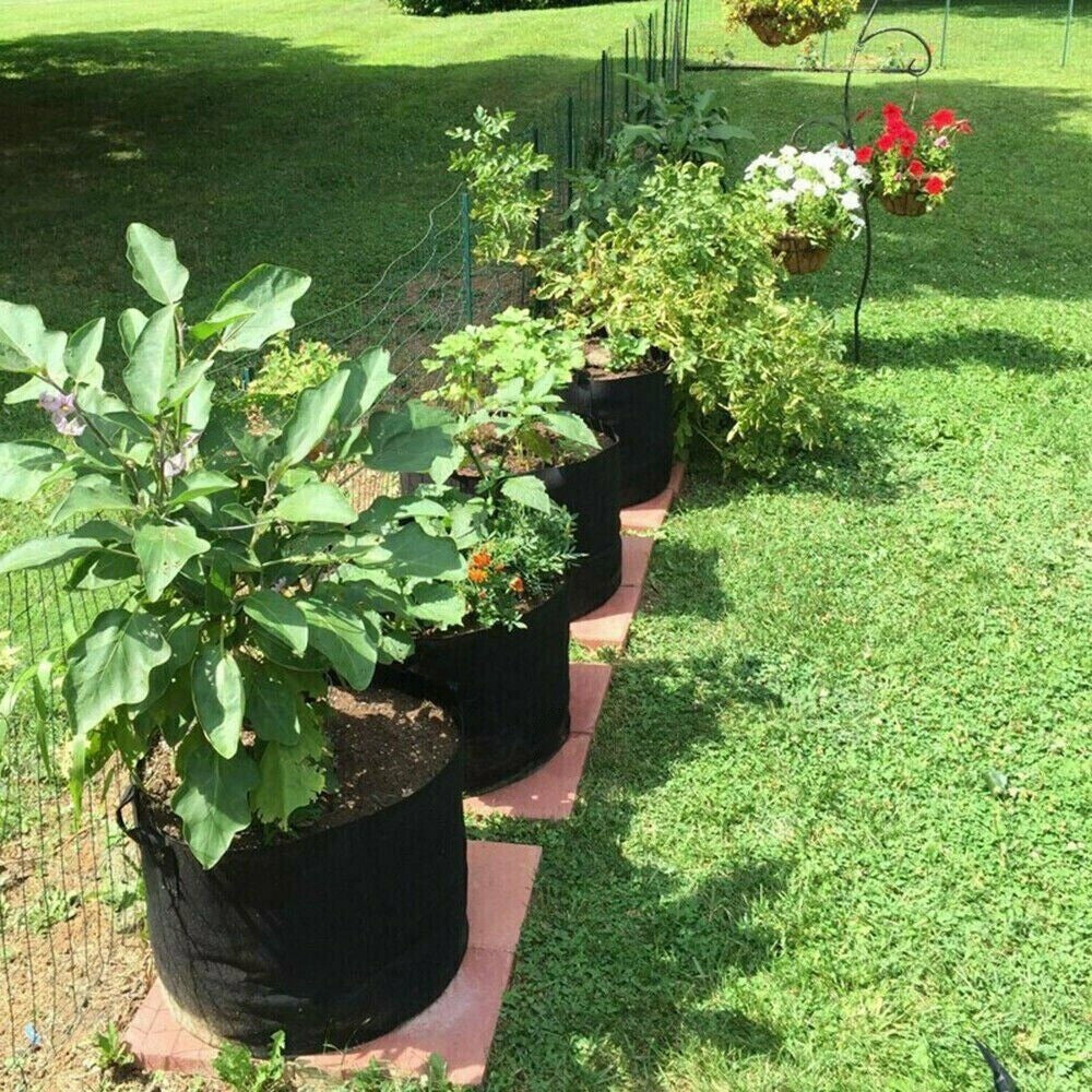 Grow Bags for Plants Fabric Pots with Handles 3 to 10 Gallons