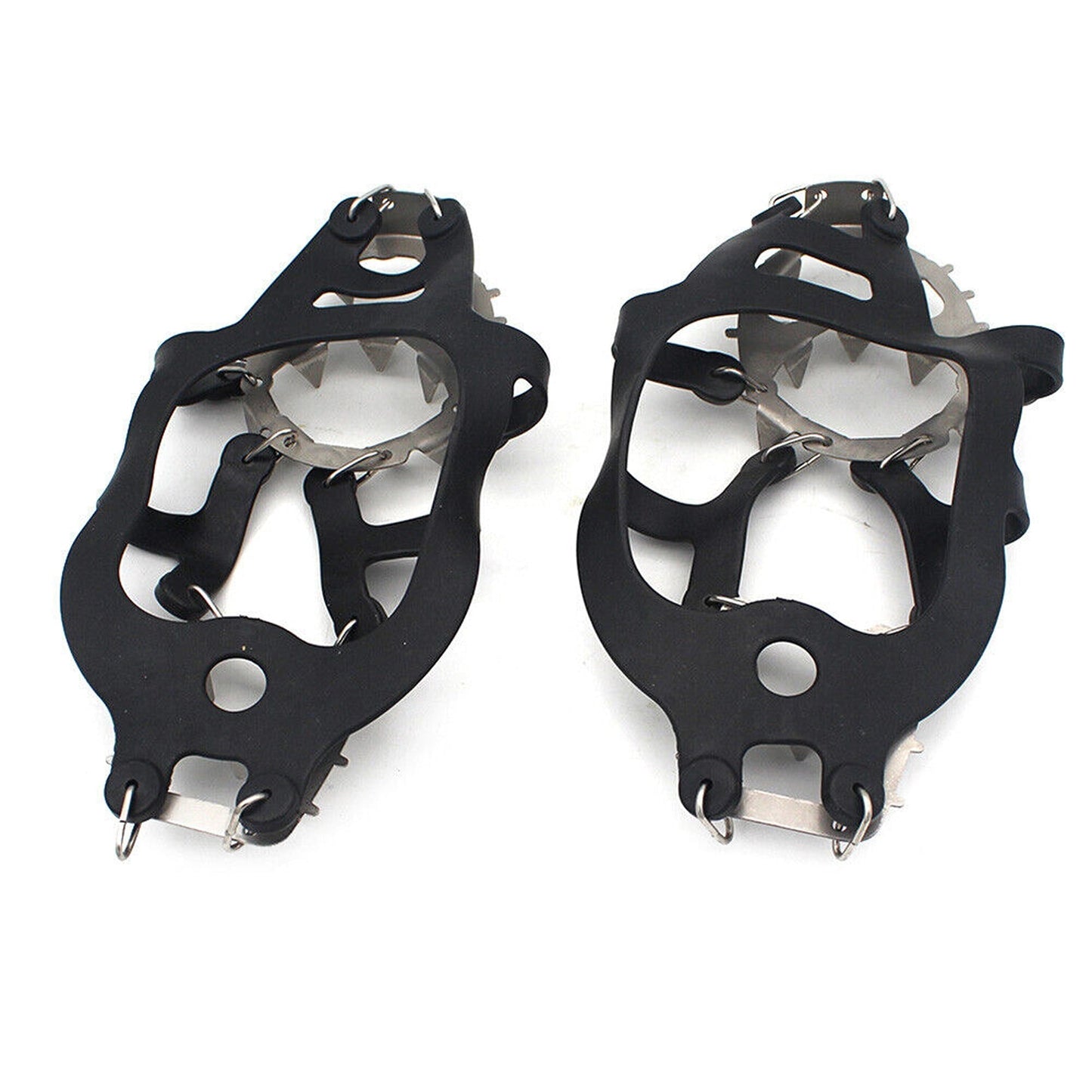 18-Stud Snow Ice Claw Crampons Winter Outdoor Climbing Gear