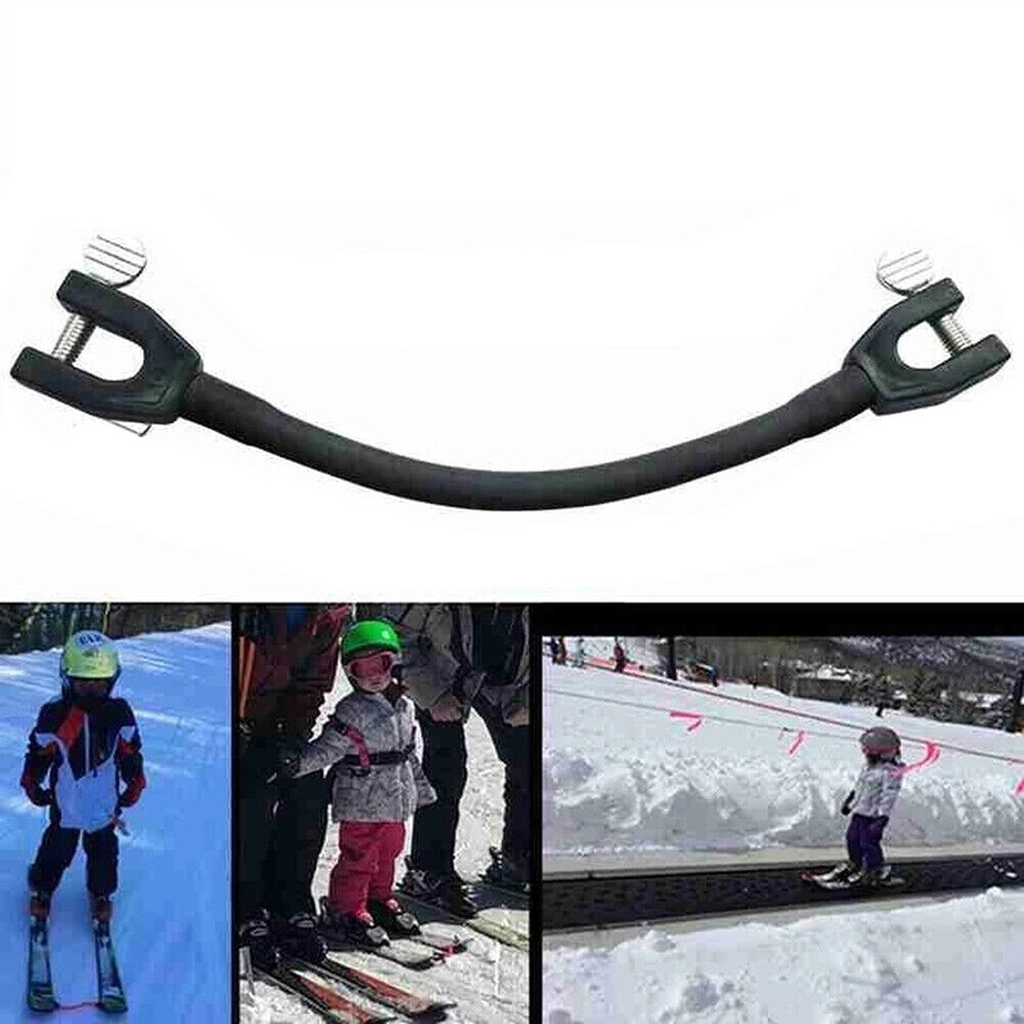 Winter Ski Tip Connector Elastic Clip for Kids Beginner