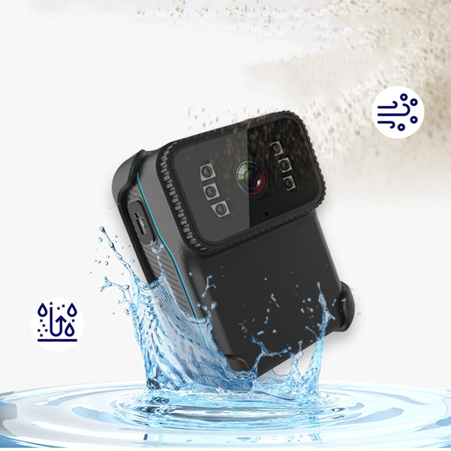 1080P Night Vision Body Camera Portable Police Cam with WiFi DVR