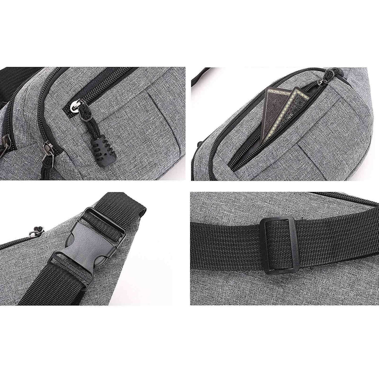 Unisex Fanny Pack Waist Bum Bag Holiday Travel Money Belt Pouch