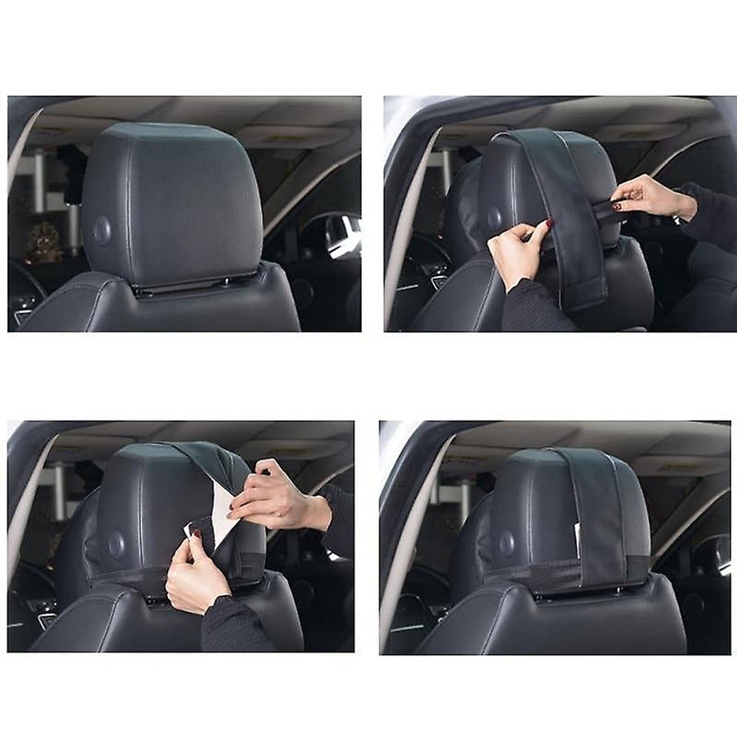 Memory Foam Car Seat Headrest Pad Neck Support Cushion for Comfort