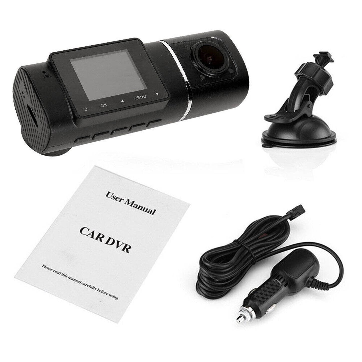 Dual HD Dash Cam with Night Vision for Uber Vehicles