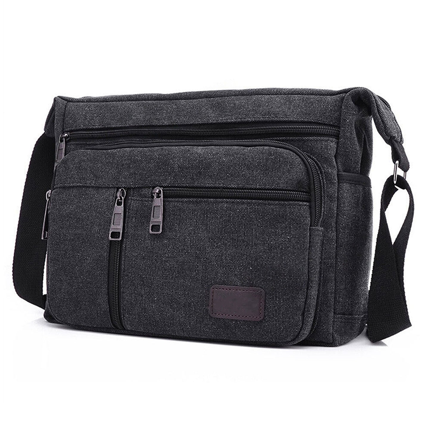 Vintage Canvas Crossbody Travel Messenger Bag Men Shoulder Satchel
