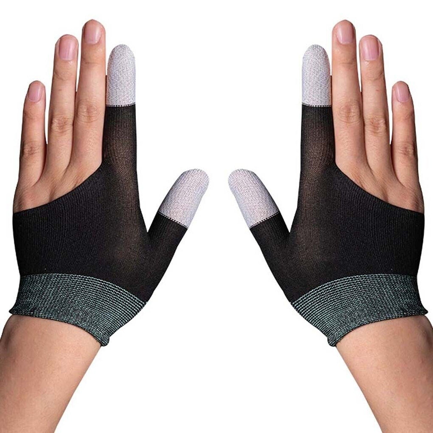 2pcs Sensitive Touch Control Gaming Gloves Breathable Material