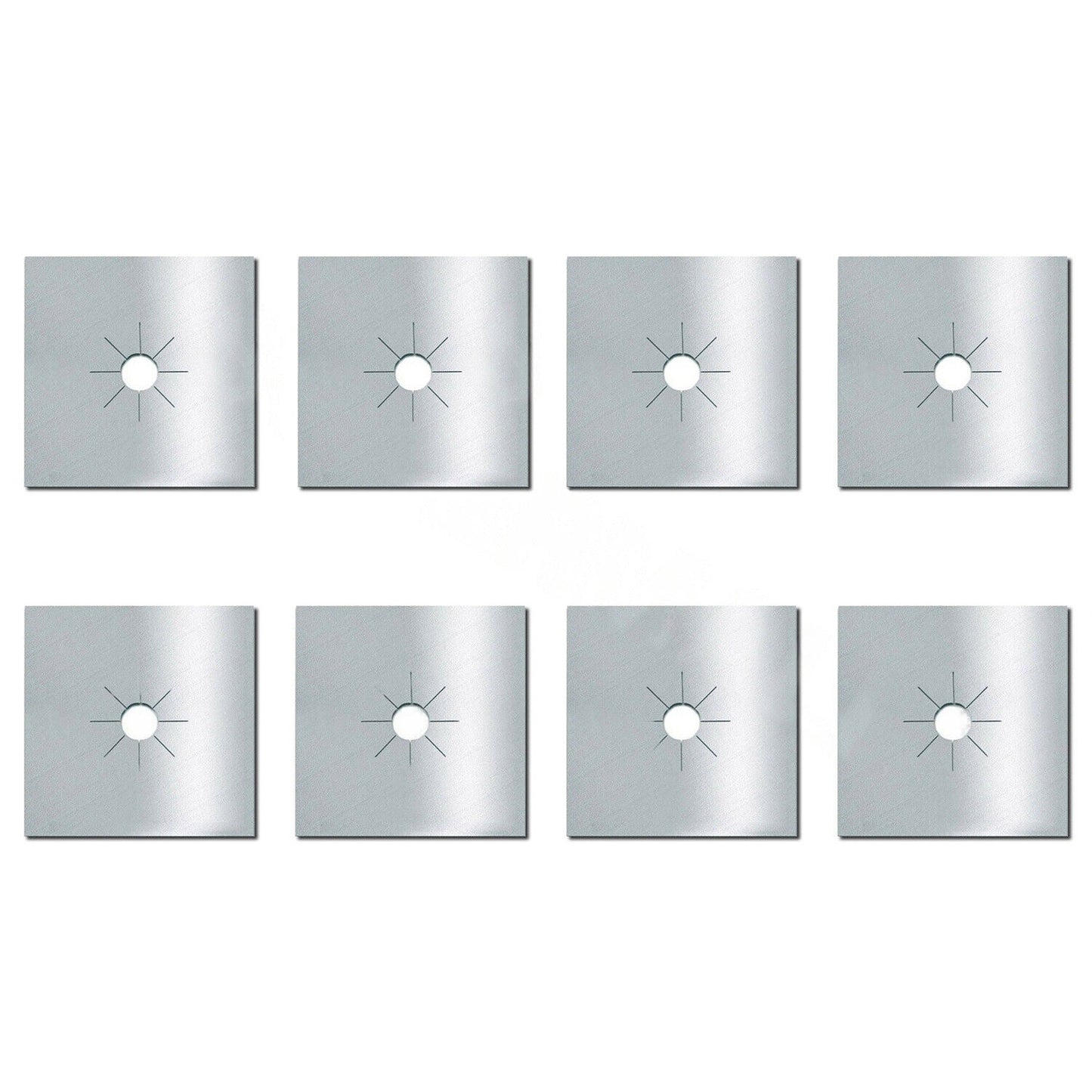 16pcs Stove Burner Covers Reusable Non-Stick Gas Range Protectors