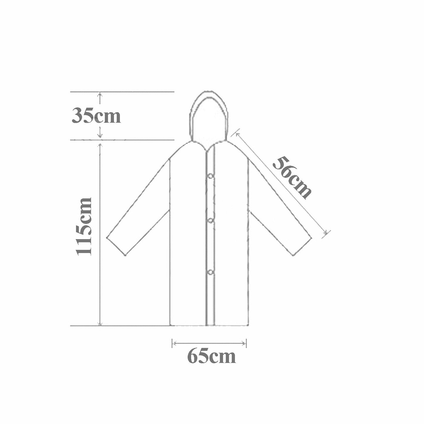 Windproof Rain Jacket Unisex Waterproof Outdoor Coat
