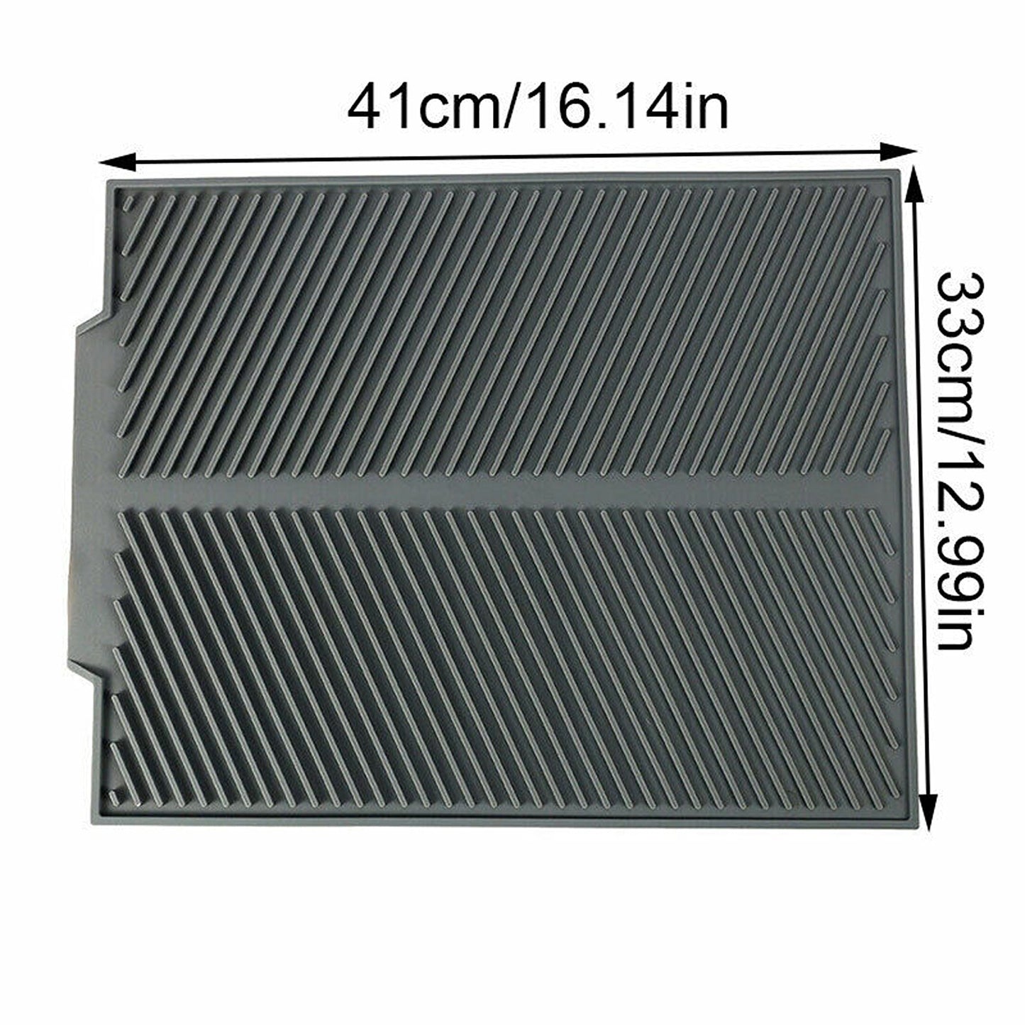 Heat Resistant Non-Slip Silicone Dish Drying Mat and Pot Holder