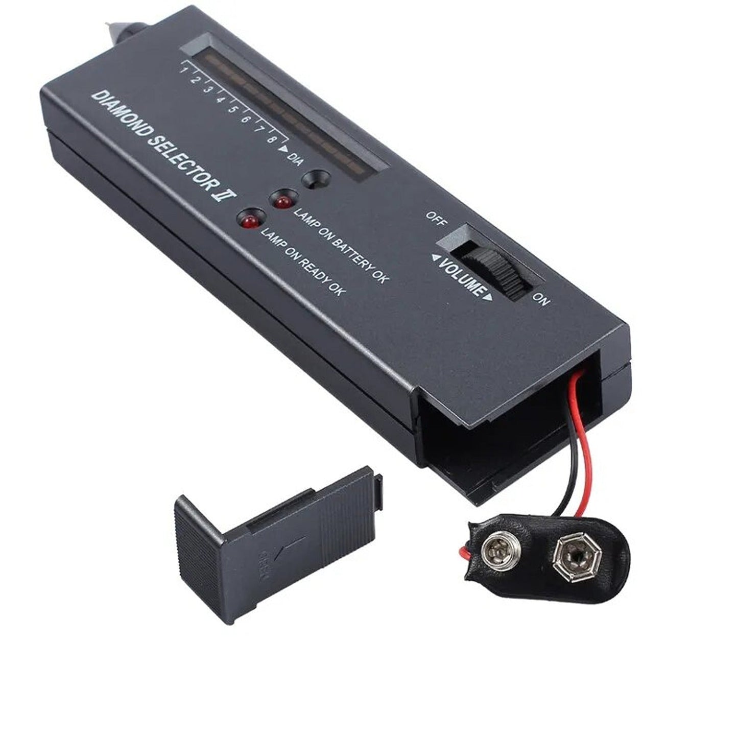Gemstone Diamond Tester Selector with LED Indicator and Audio Feedback