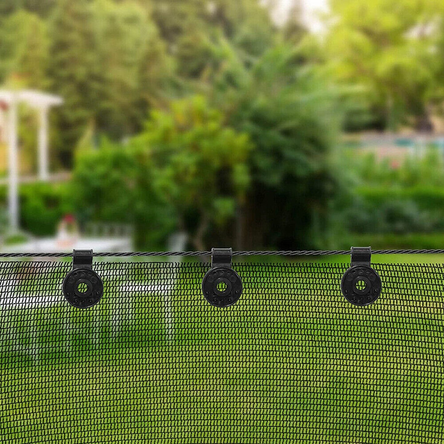 Clips and Hooks for Sunshade Nets and Tarps