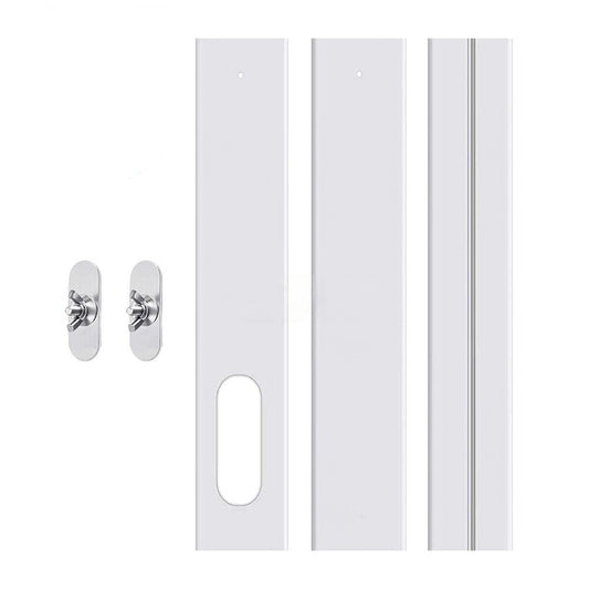 Portable Air Conditioner White Window Slide Kit Plate with Screws