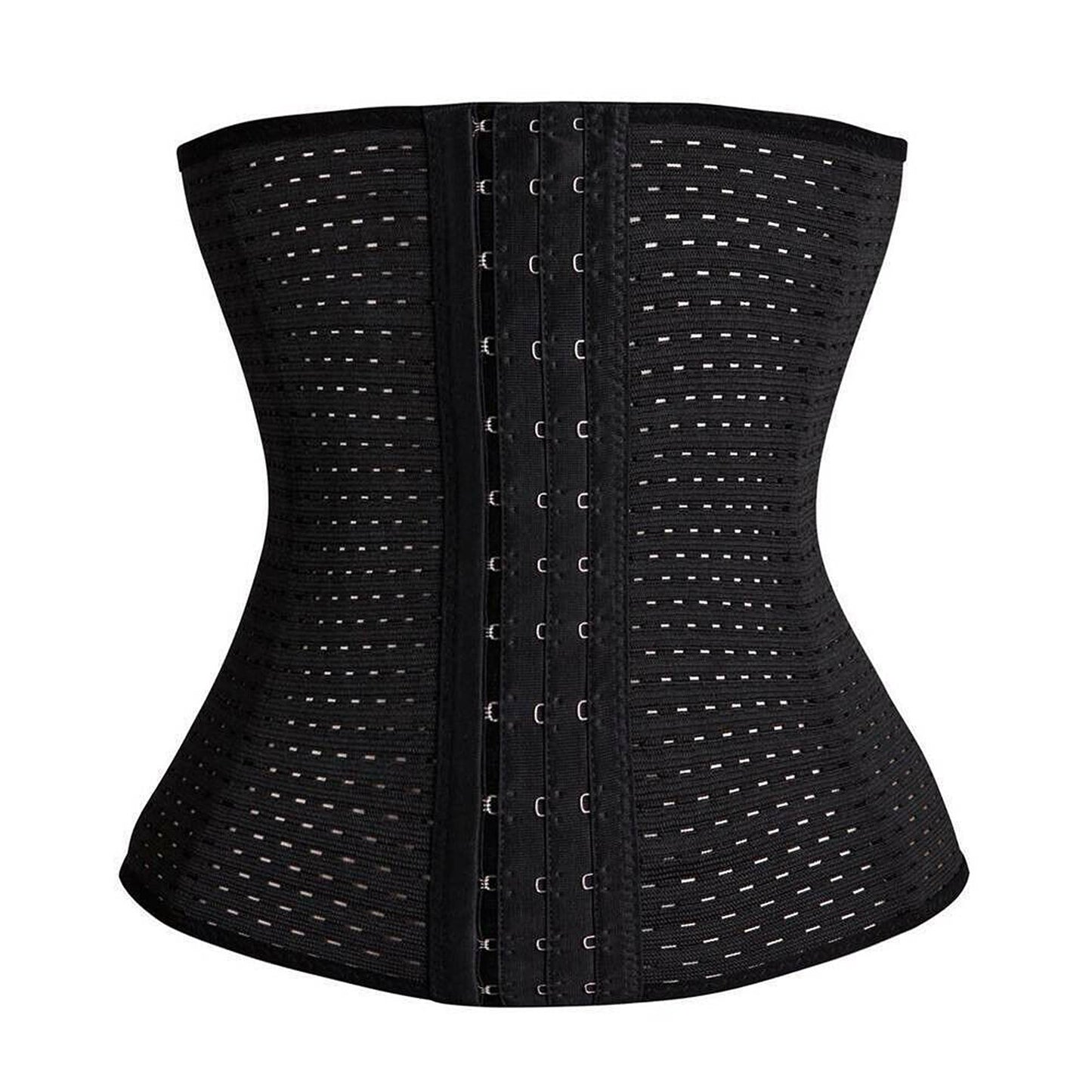 Black Underbust Corset Waist Cincher for Women Body Shaper Tummy Girdle