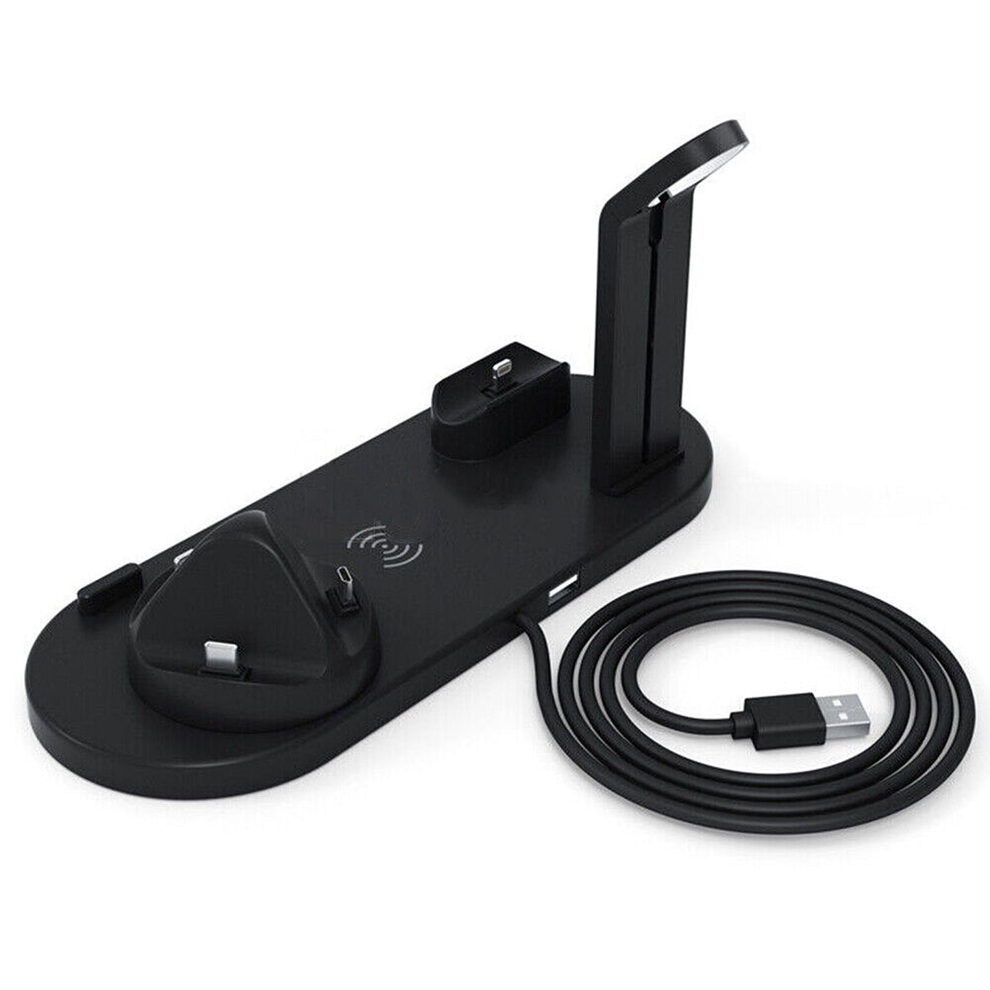 For Apple Watch iPhone 12 11 XS 8 Plus Wireless Charger Dock Charging Station 4in1