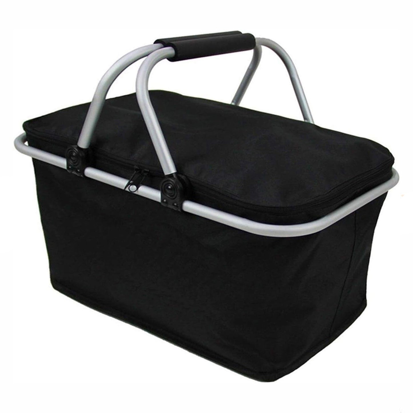 Foldable Insulated Picnic Basket Outdoor Cooler Bag Tote
