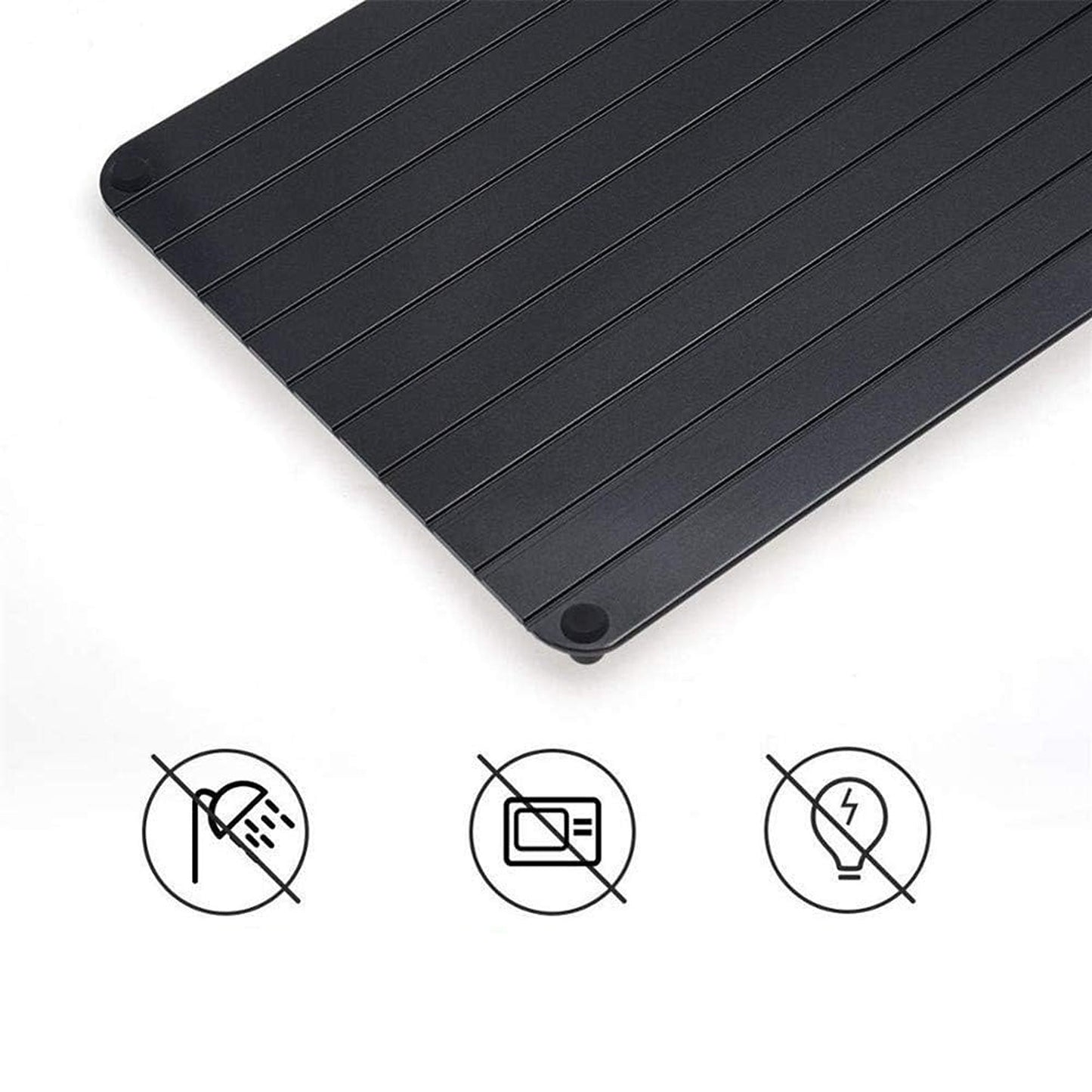 Metal Thawing Plate for Fast Defrosting of Frozen Foods Magic Kitchen Tray