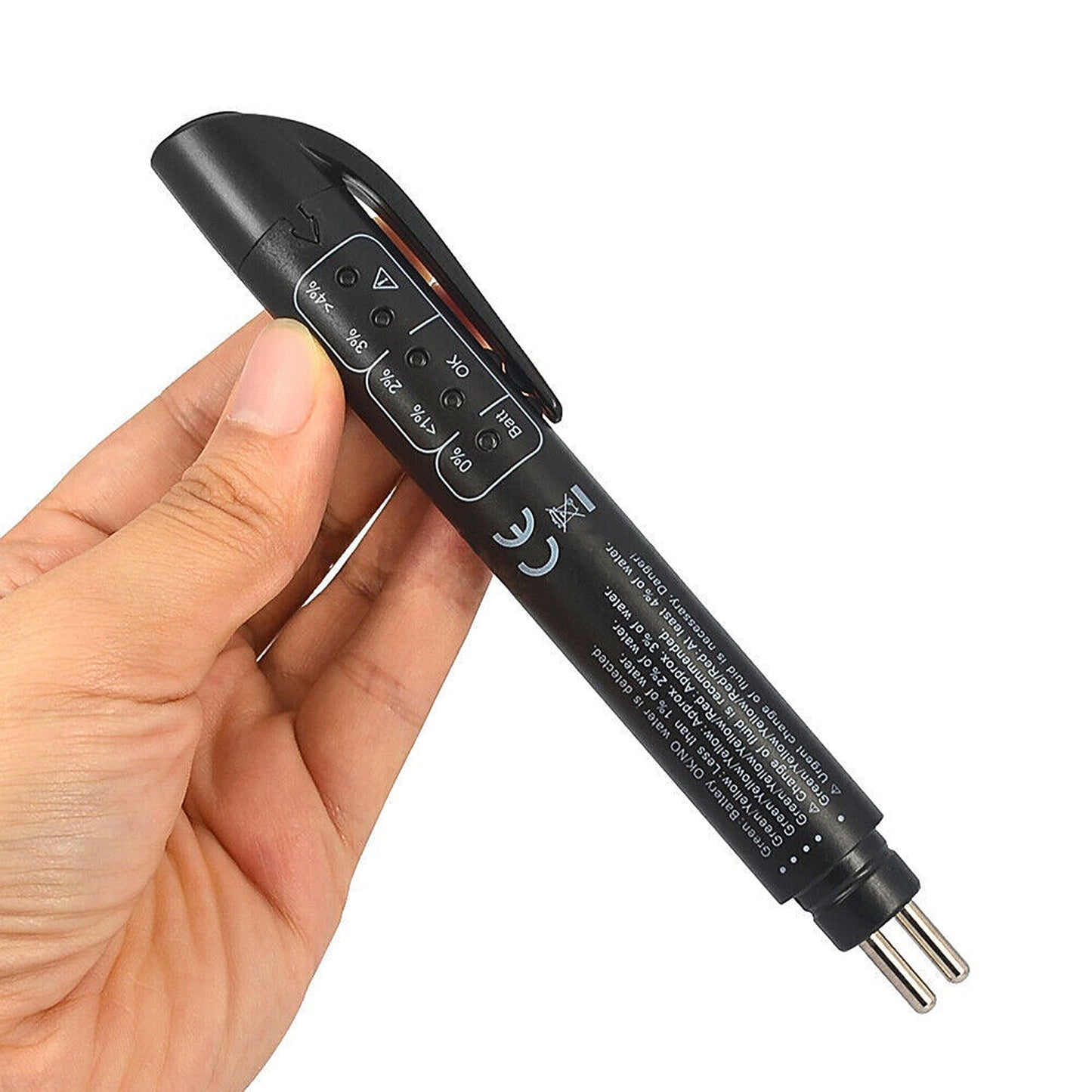 1pc Vehicle Brake Fluid Diagnostic Tester Pen with LED for DOT3/DOT4