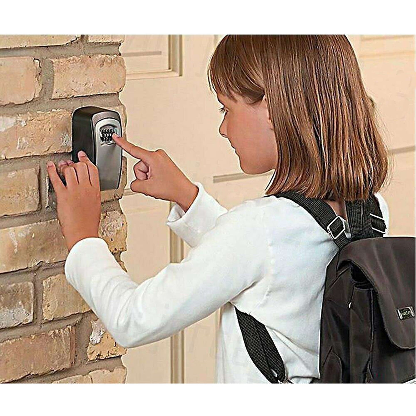 Combination Lock Safe Box 4 Digit Wall Mounted Security Storage