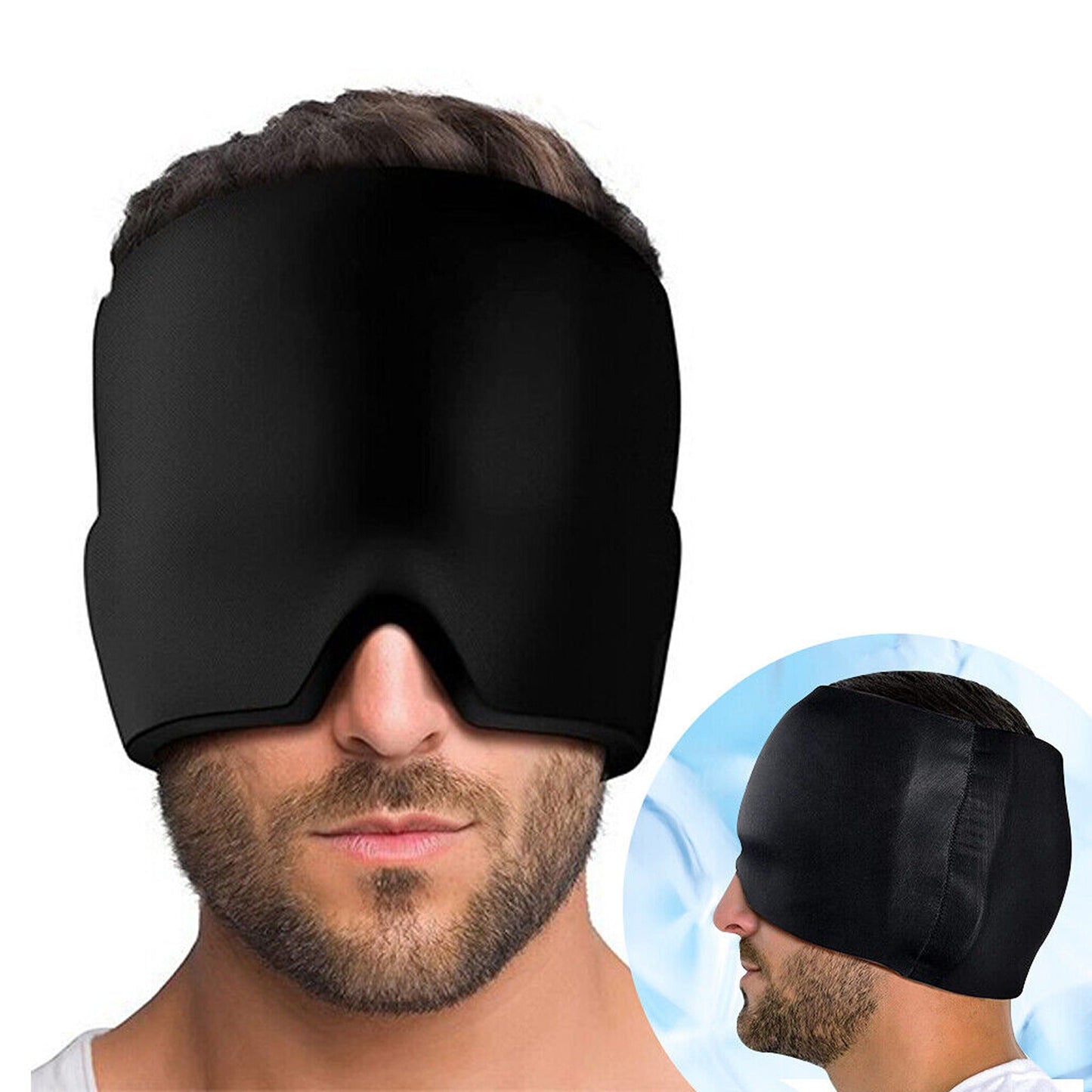 Ice Pack Migraine Cap Aroma Season Hot Cold Therapy Hat