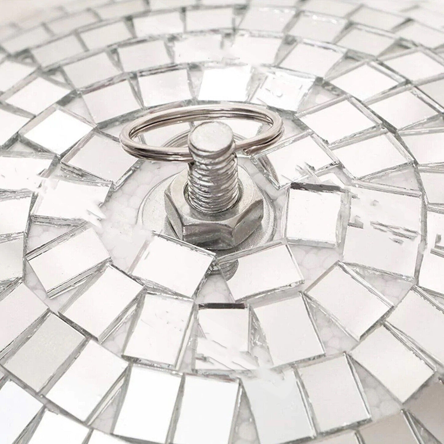 Silver Disco Mirror Ball for Dance Party and DJ Stage Lighting