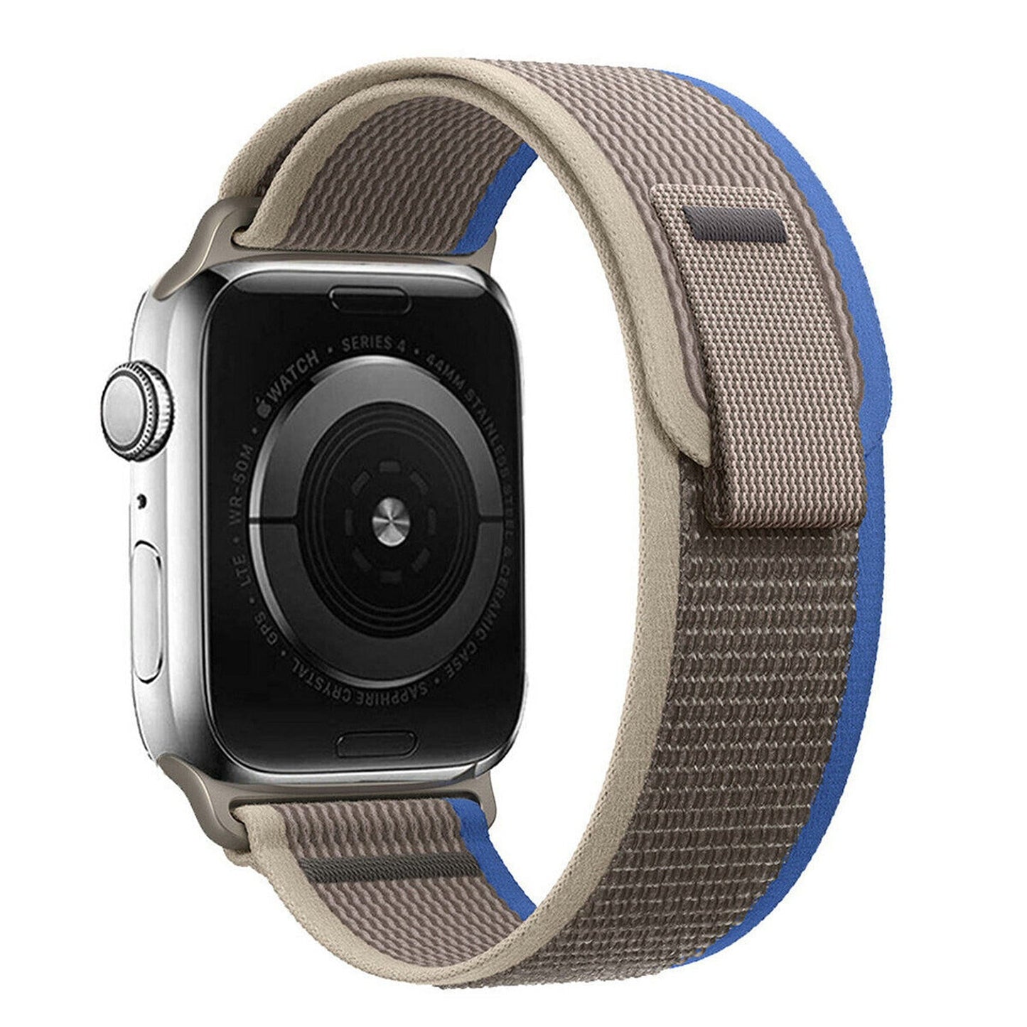 Blue Grey Trail Loop Band Strap For Watch Band Strap IWatch Series SE 9 8 7 6 5 40 41 44 45 Ultra