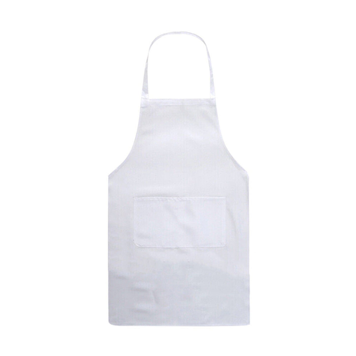Durable Plain Chef Apron with Pocket Washable Kitchen Bib