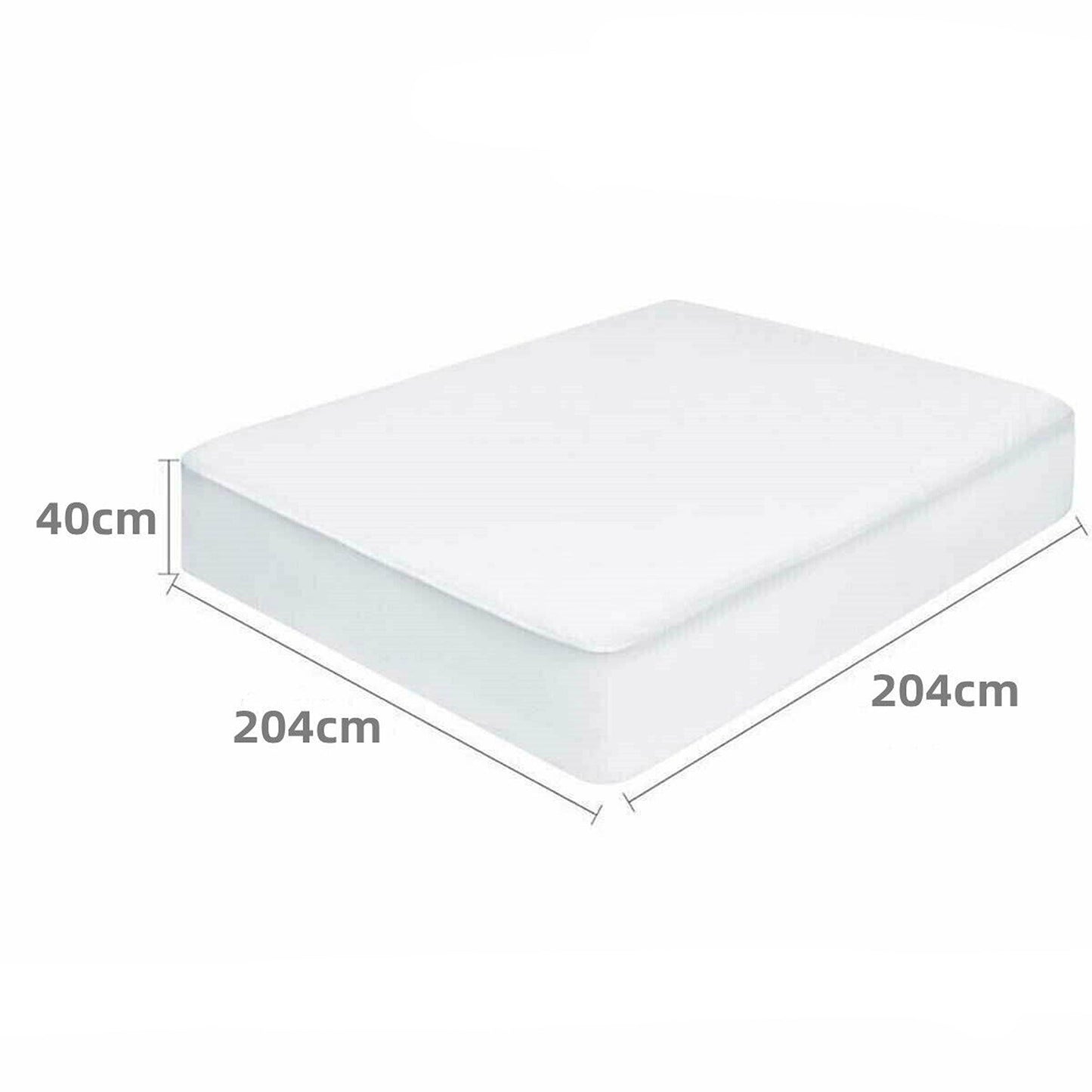 All Size Waterproof Mattress Protector Fully Fitted Terry Cotton Cover