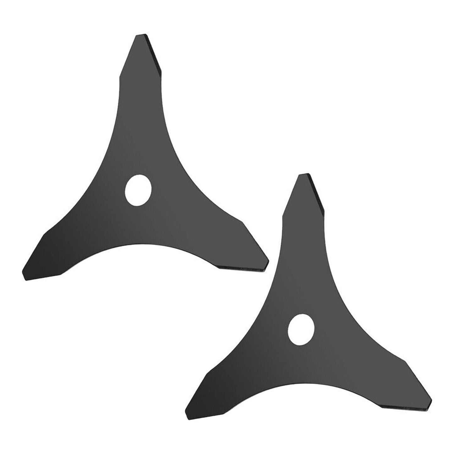 2pcs Brush Cutter Triangle Saw Blade 3-Teeth Mower Trimmer