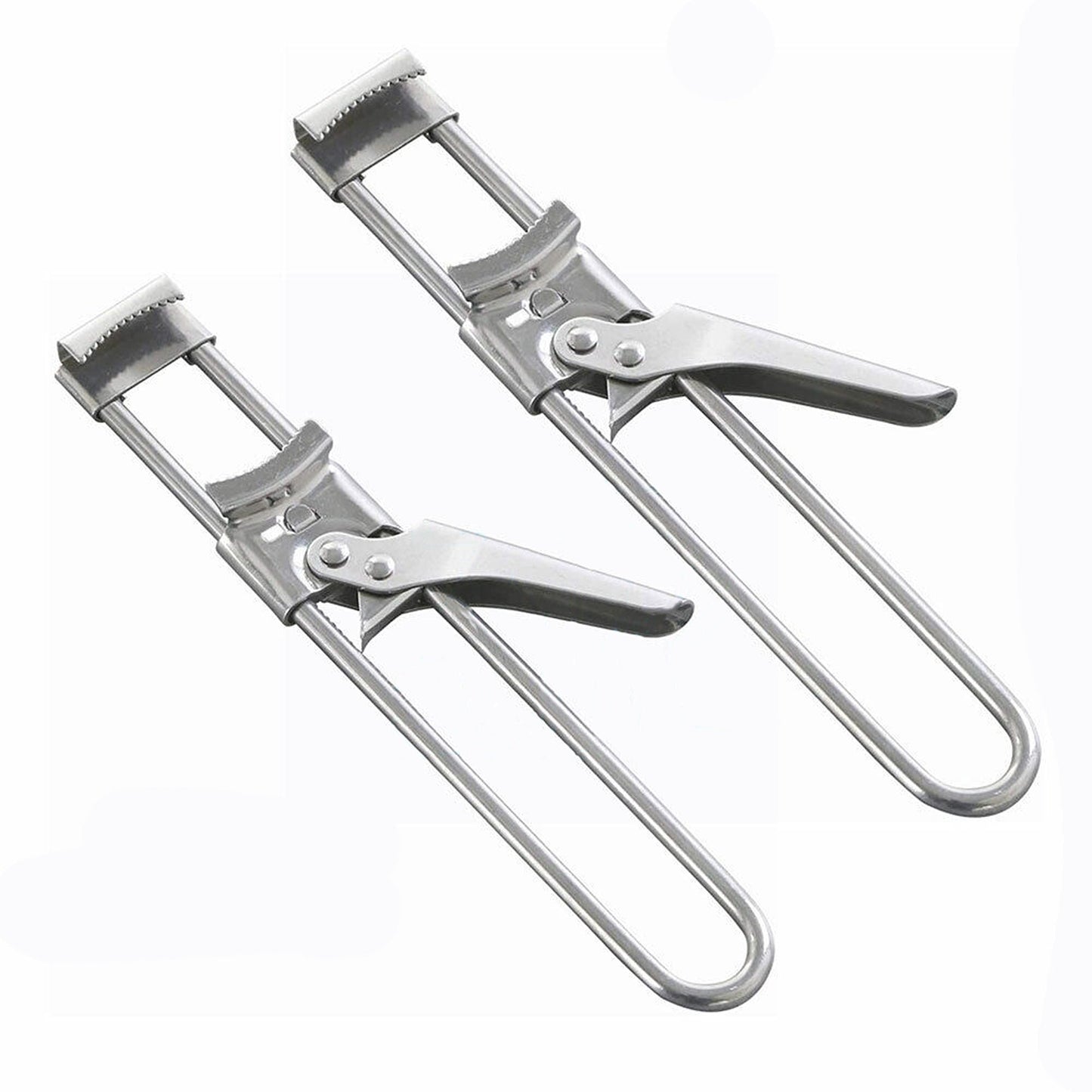 2pcs Multifunctional Stainless Steel Jar Opener Adjustable Bottle Lid Beer Gripper