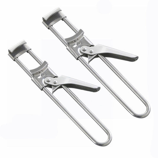 2pcs Multifunctional Stainless Steel Jar Opener Adjustable Bottle Lid Beer Gripper