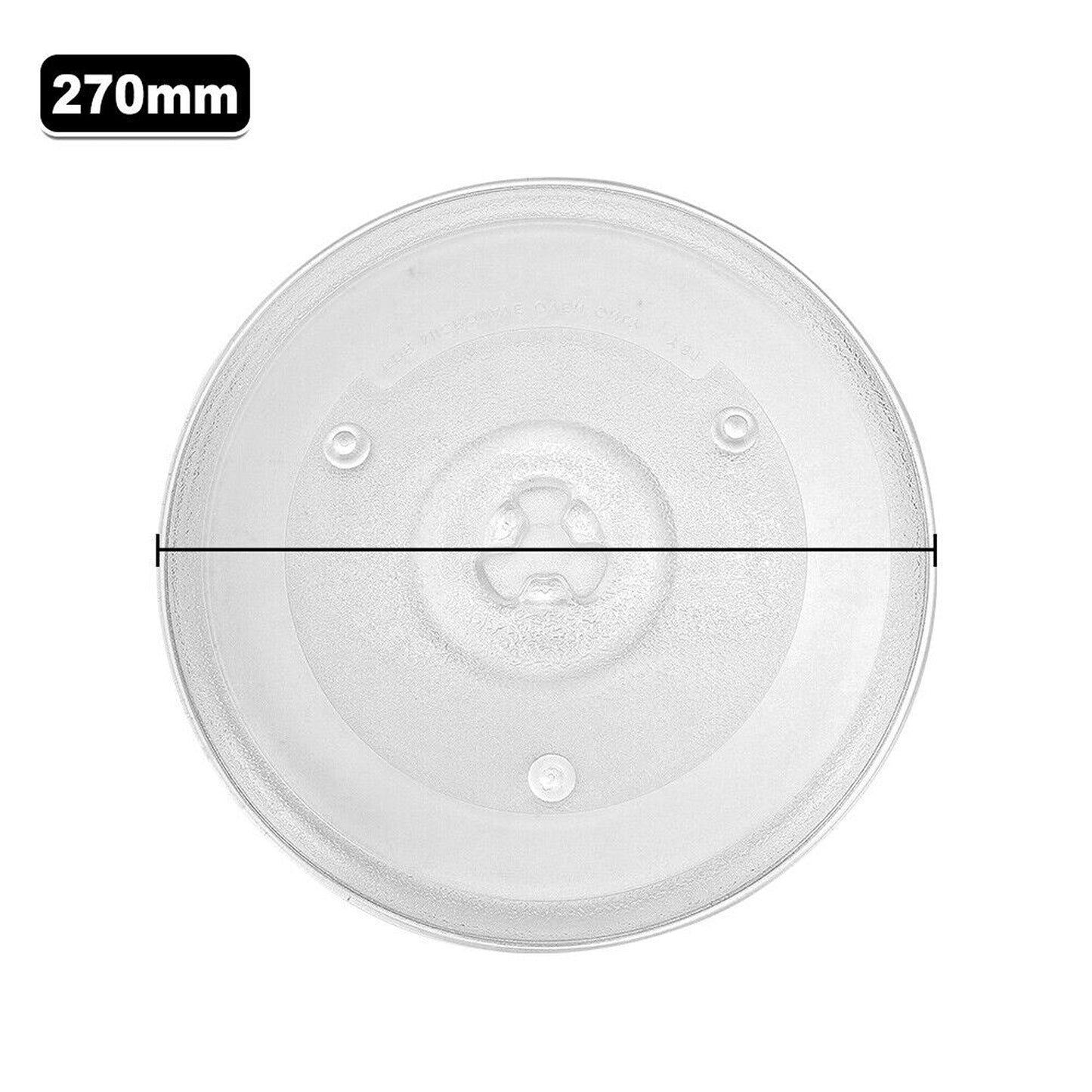 Replacement Microwave Plate Thick Glass Turntable for Food Heating