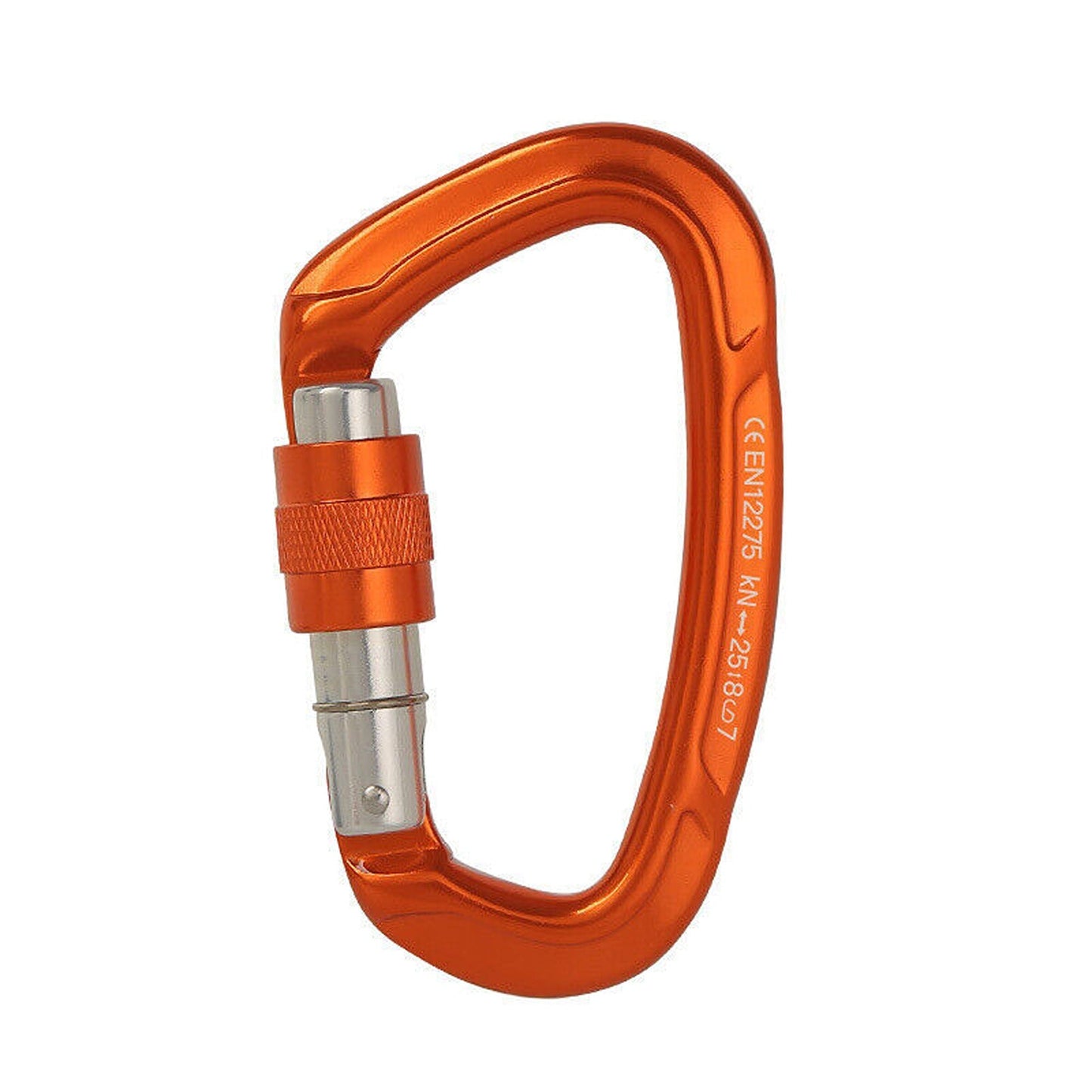Aluminum Carabiner Clip D Ring Locking for Climbing 25KN