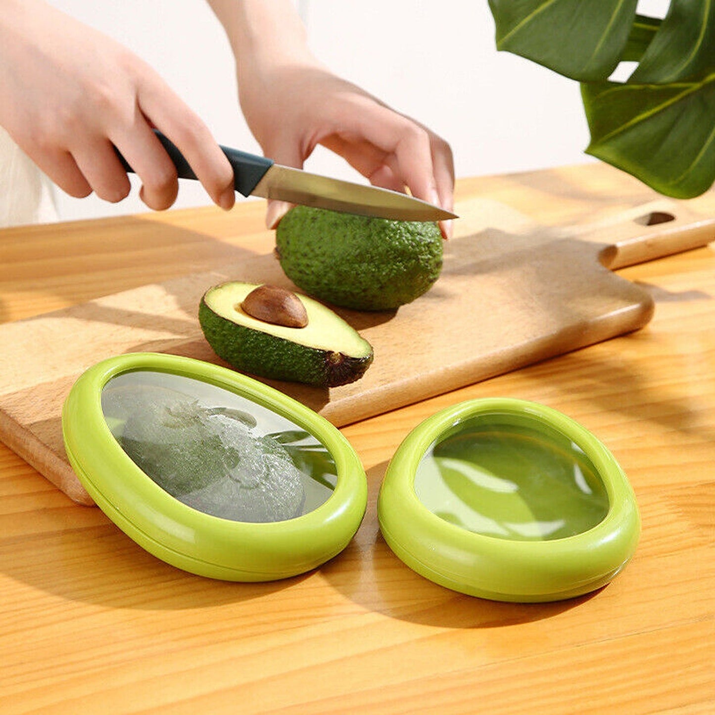 4pc Set of Fruit and Vegetable Shaped Food Storage Containers