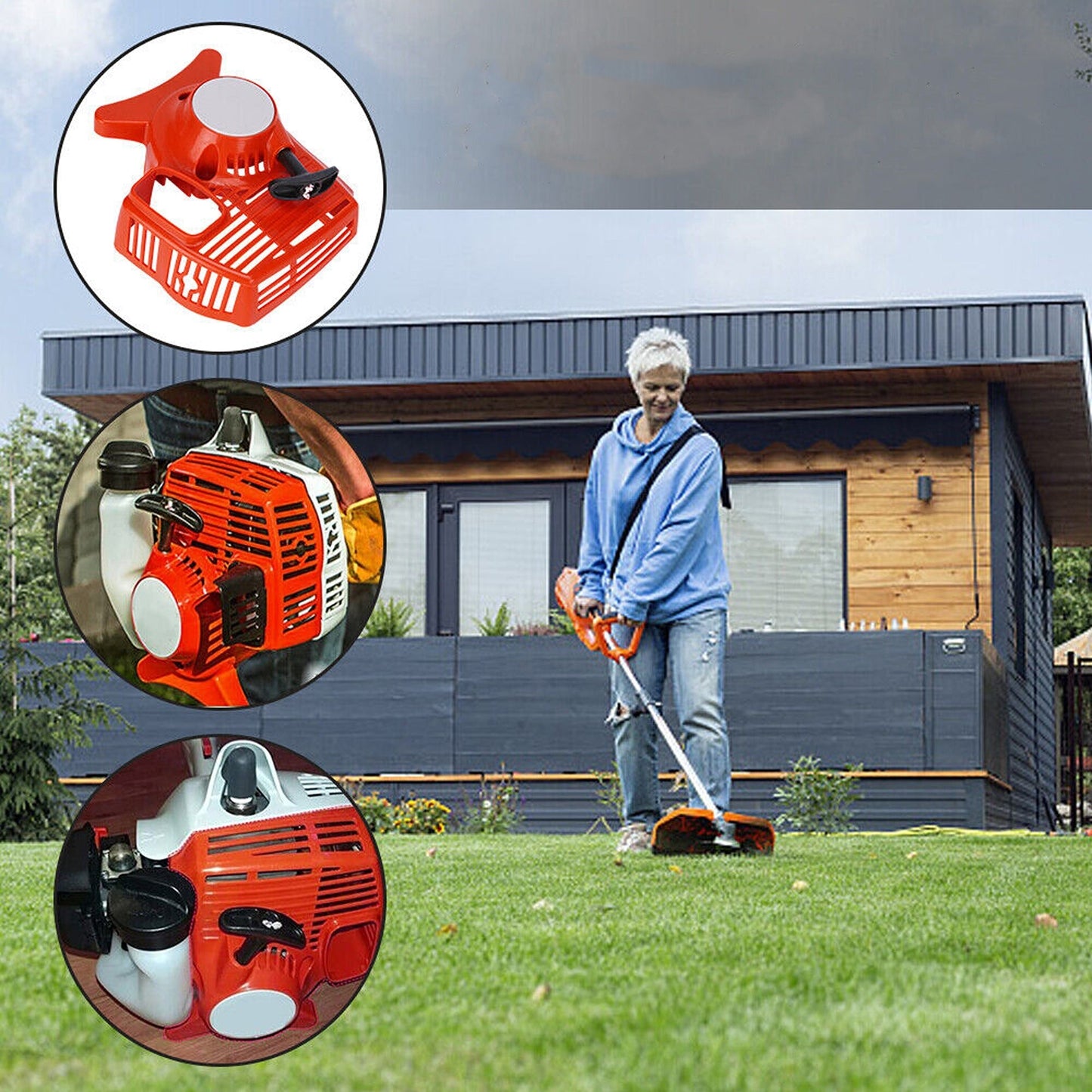 Recoil Pull Starter for STIHL FS38 FS45 FS55 Lawn Tool