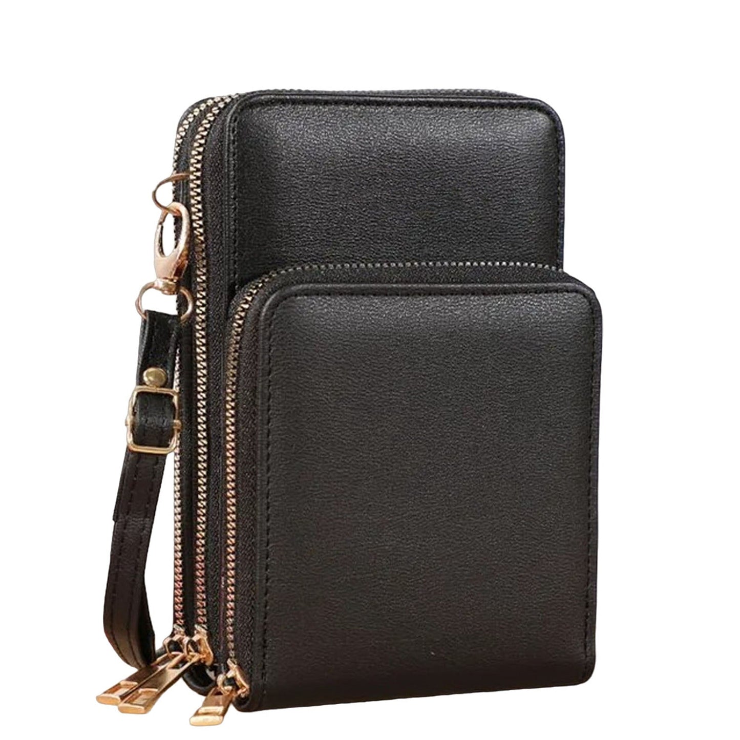Touch Screen RFID Blocking Crossbody Phone Purse for Women with Strap