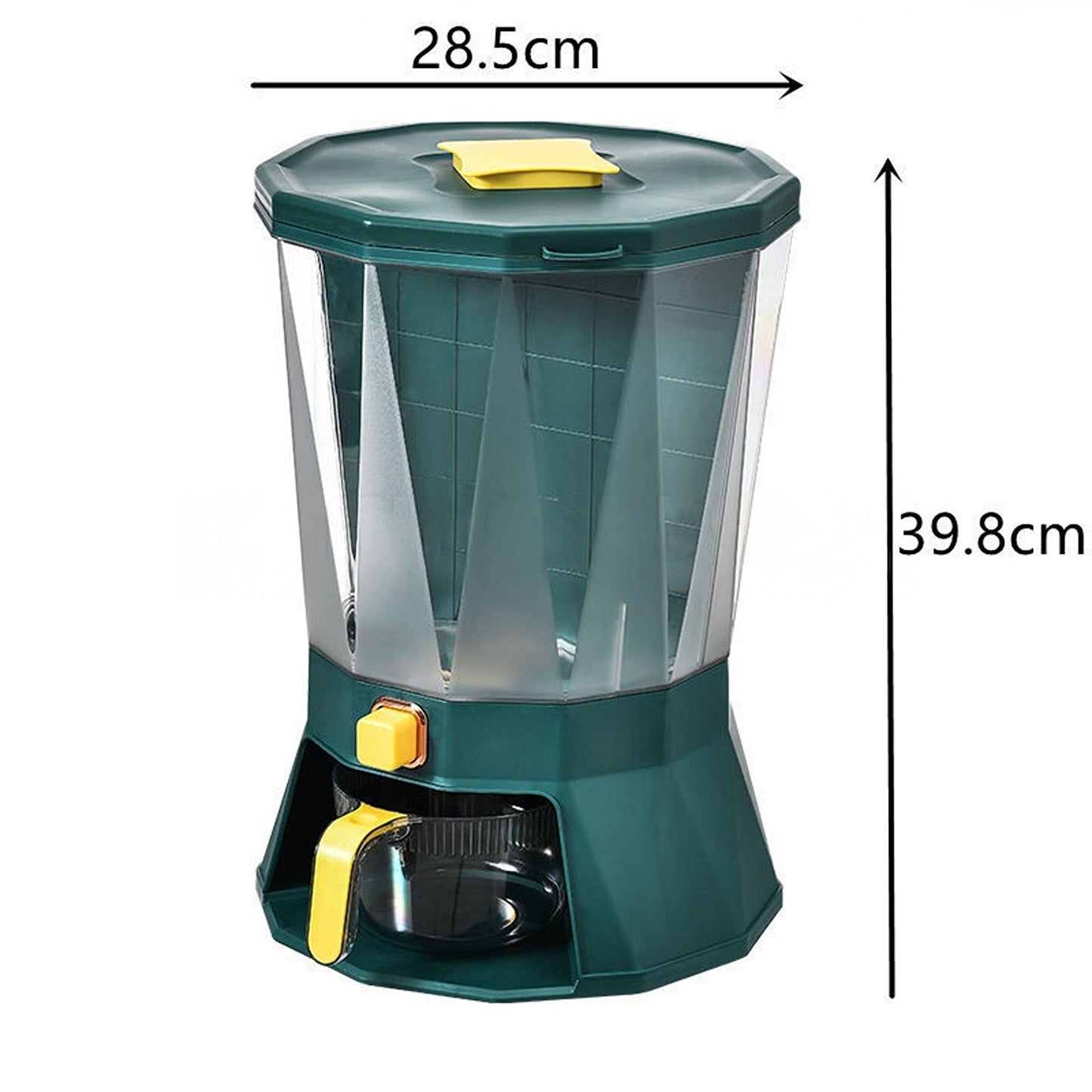 Kitchen Dry Food Dispenser Auto Grain Case for Rice and Cereal
